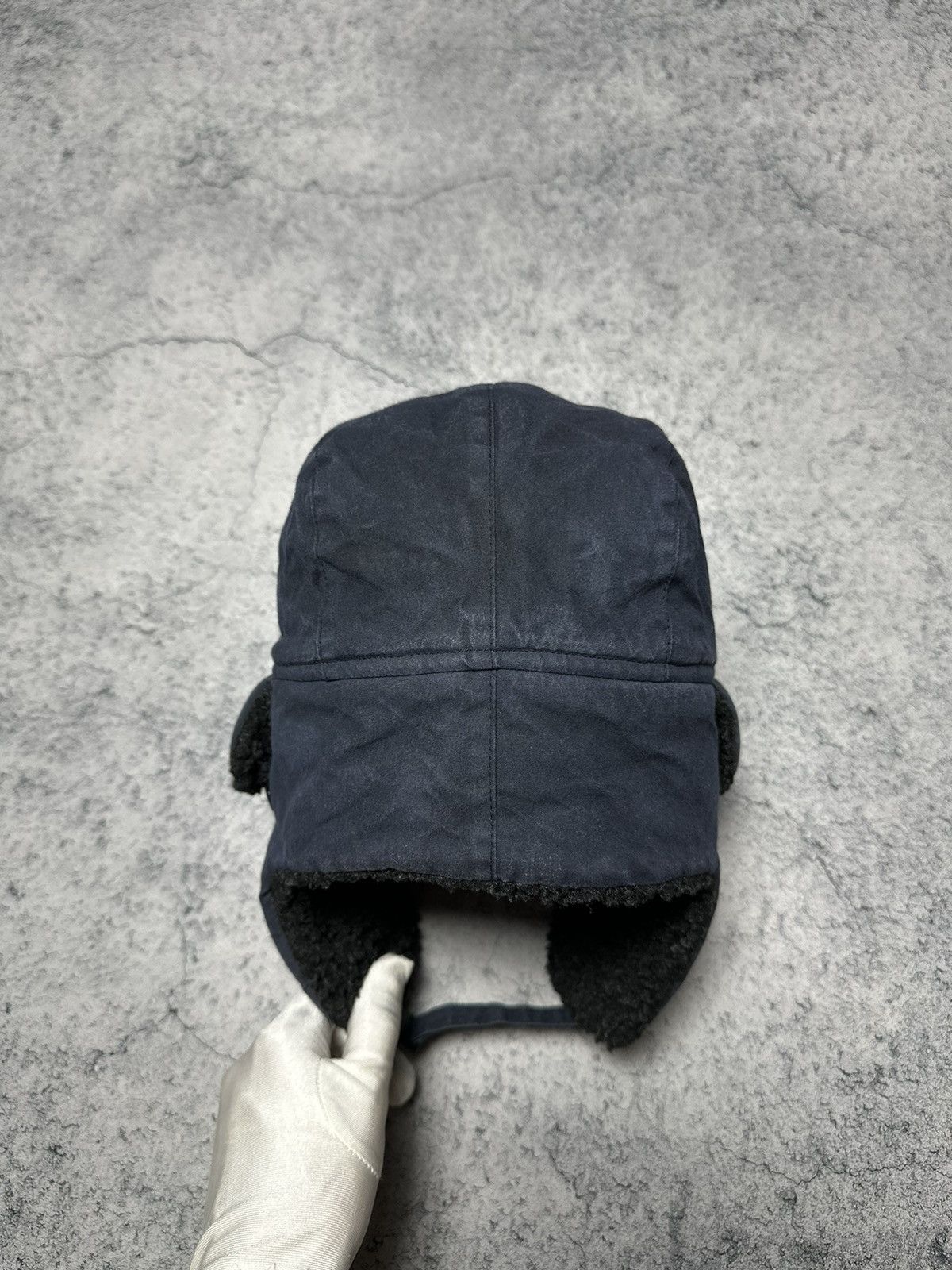 Barbour Barbour Waxed Cotton Trapper Hat Size ONE SIZE - 3 Thumbnail