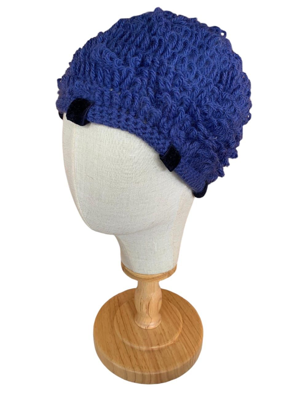 Japanese Brand Punk bondage Style Mohair Beanie Hat Size ONE SIZE - 3 Thumbnail