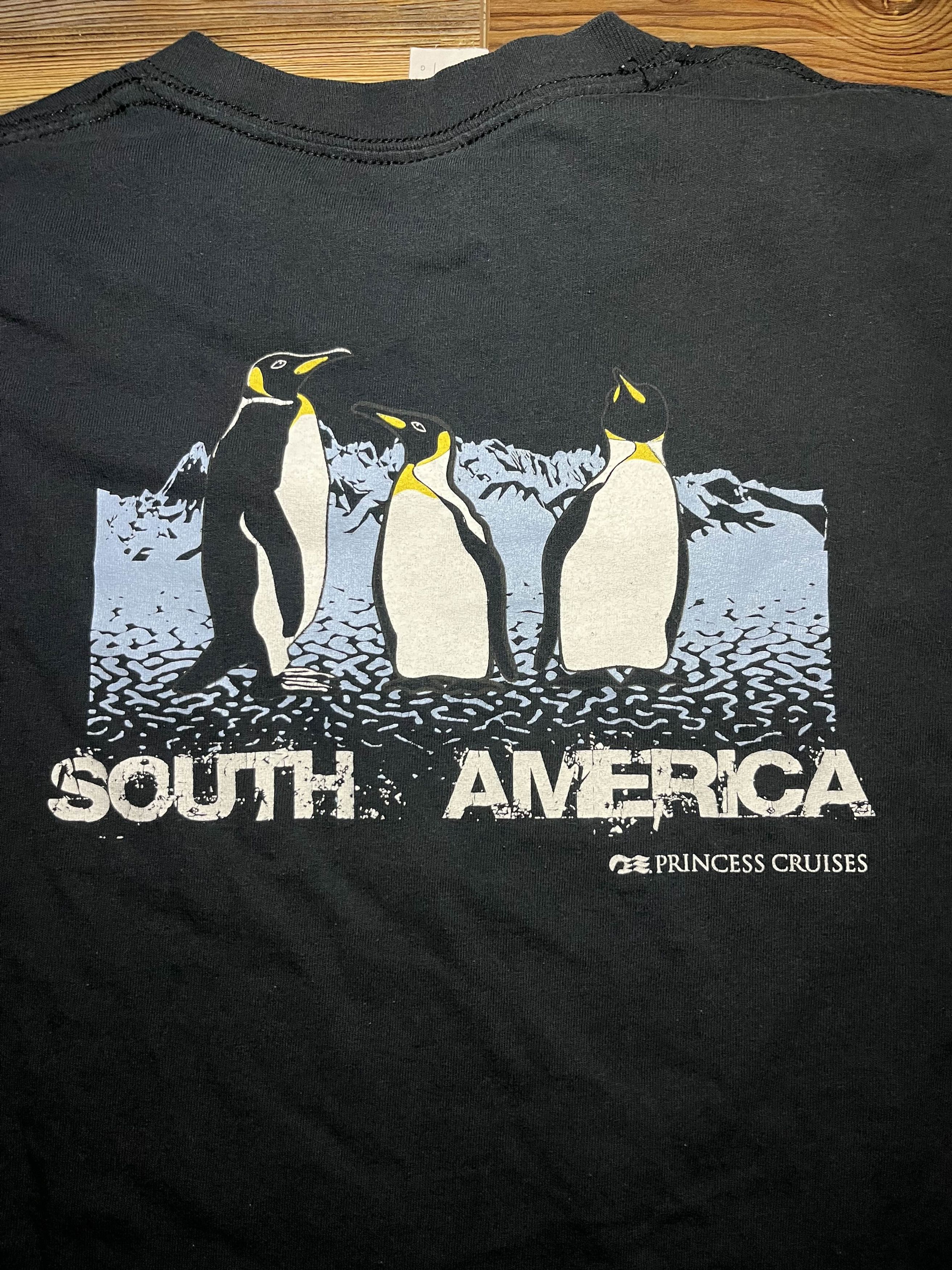 Vintage Y2K South America Princess Cruises Penguin Shirt Size US L / EU 52-54 / 3 - 1 Thumbnail