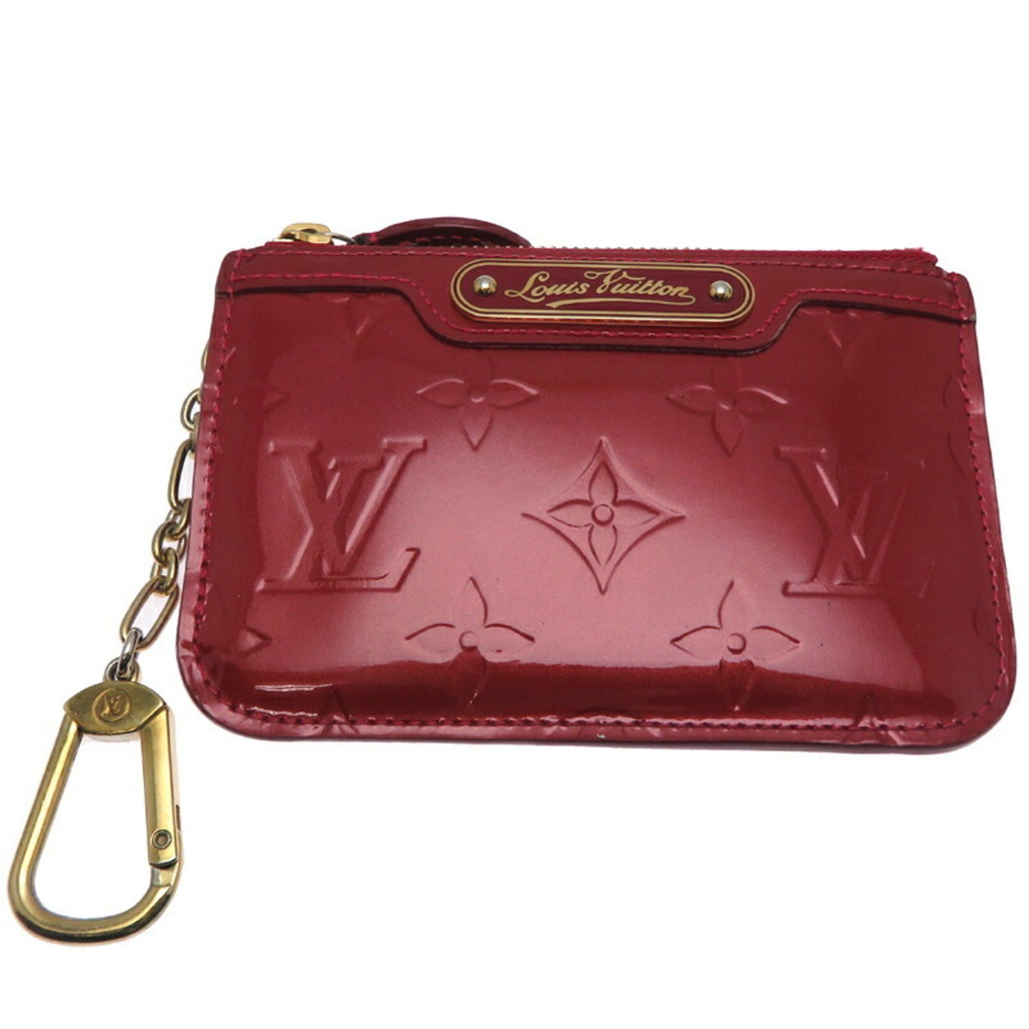 Louis Vuitton Louis Vuitton Pochette Cle NM Women's Coin Case M93559 Monogram Vernis Pomme d'Amour Size ONE SIZE - 1 Thumbnail