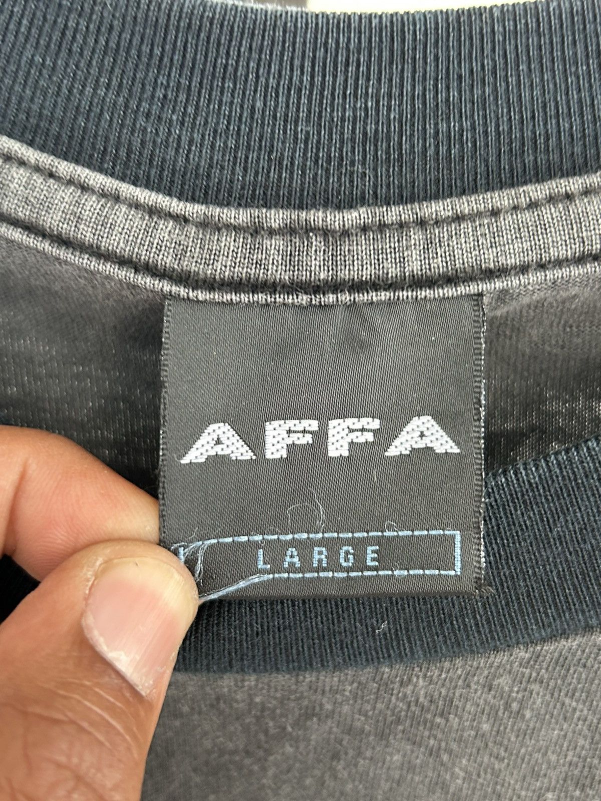 A.F.F.A. “A.F.F.A”nytime Technical Assemblies 90s Black Fade Tee Size US L / EU 52-54 / 3 - 7 Thumbnail