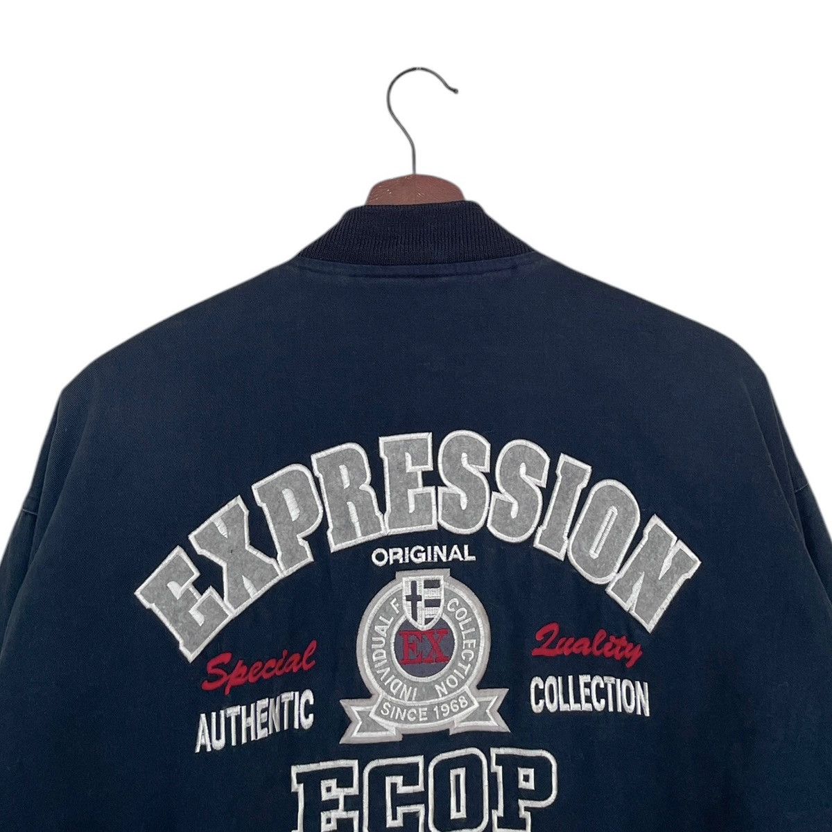 Vintage Vintage Racing Brand Impressive Big Logo Bomber Jacket 1990s Size US L / EU 52-54 / 3 - 8 Thumbnail