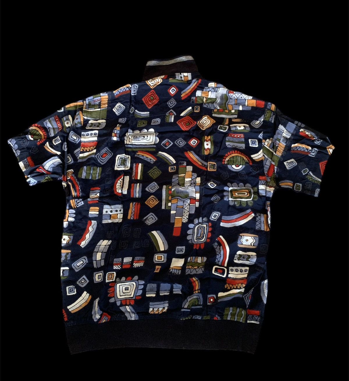 caserini made italy designer vintage shirt button