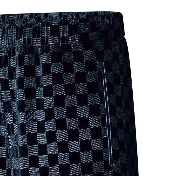 Louis Vuitton Silk-Blend Velvet Evening Pyjama Trousers - 48 S Size 48S - 3 Thumbnail