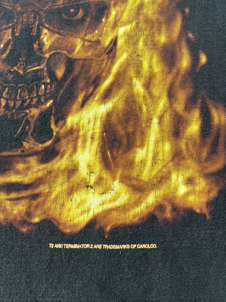 Vintage Vintage 90s Terminator 2 Universal Studios Movie T-shirt Size US XL / EU 56 / 4 - 20 Thumbnail
