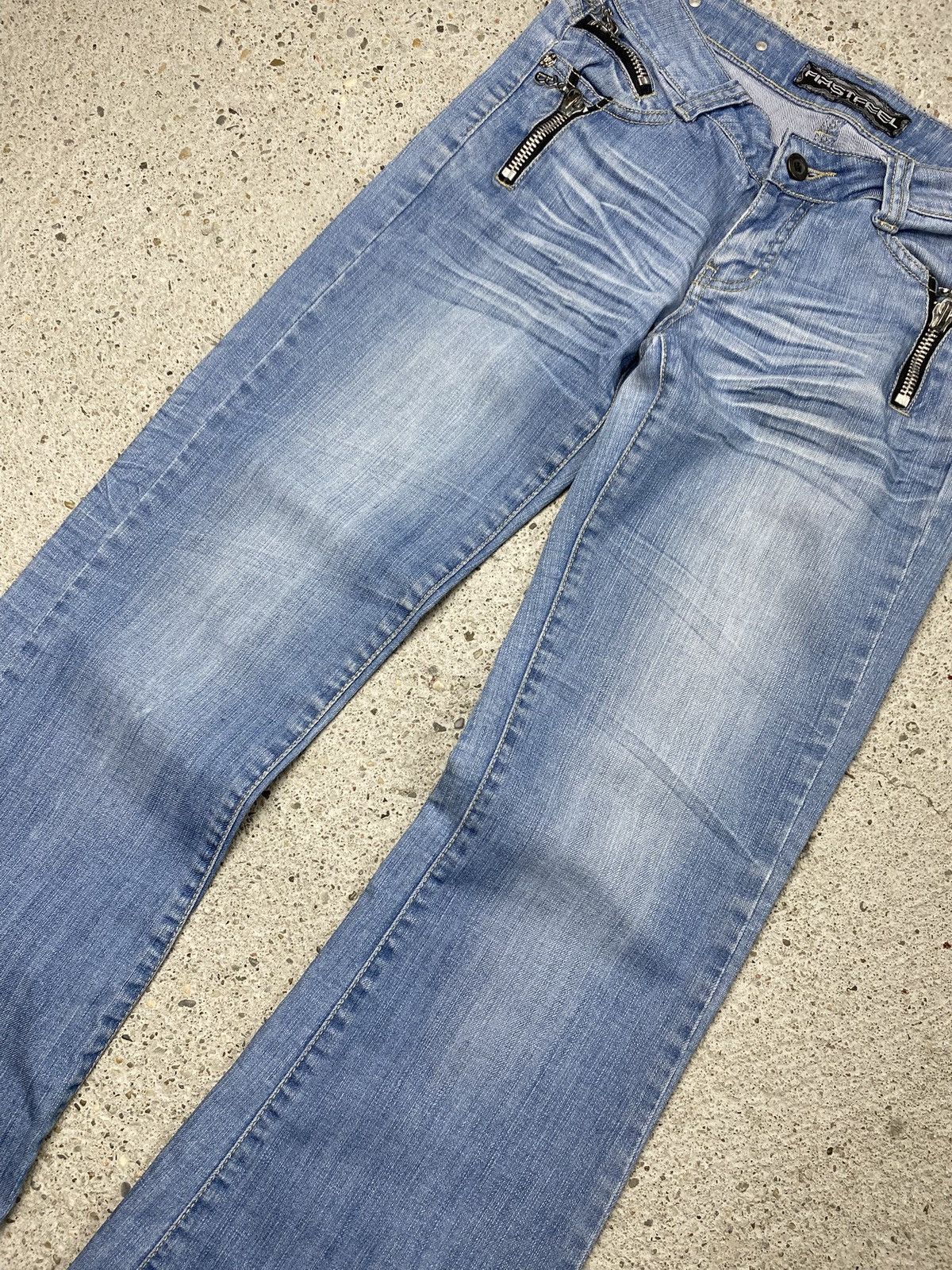 Japanese Brand Vintage japan style bootcut flared jeans metal y2k Size 27" / US 4 / IT 40 - 4 Thumbnail
