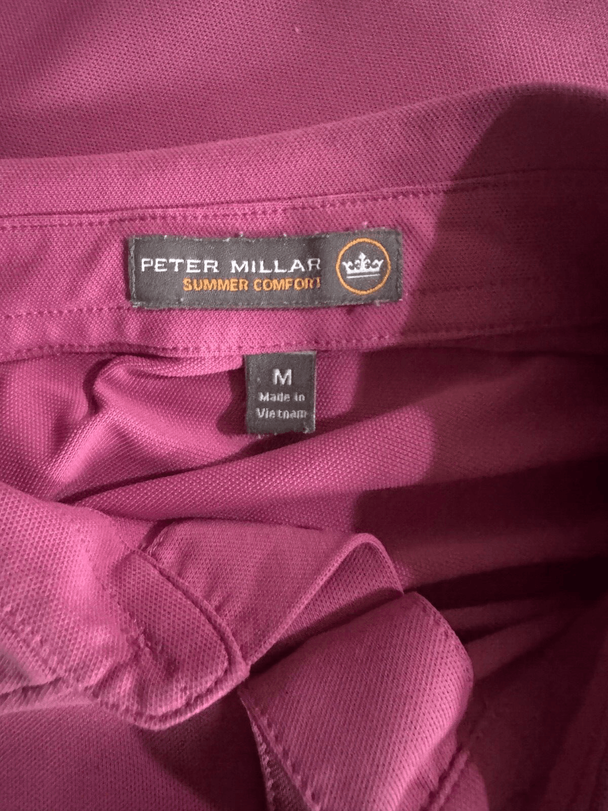 Peter Millar Peter Millar Shirt Mens M Pink Polo Short Sleeve St Ives Size US M / EU 48-50 / 2 - 4 Thumbnail
