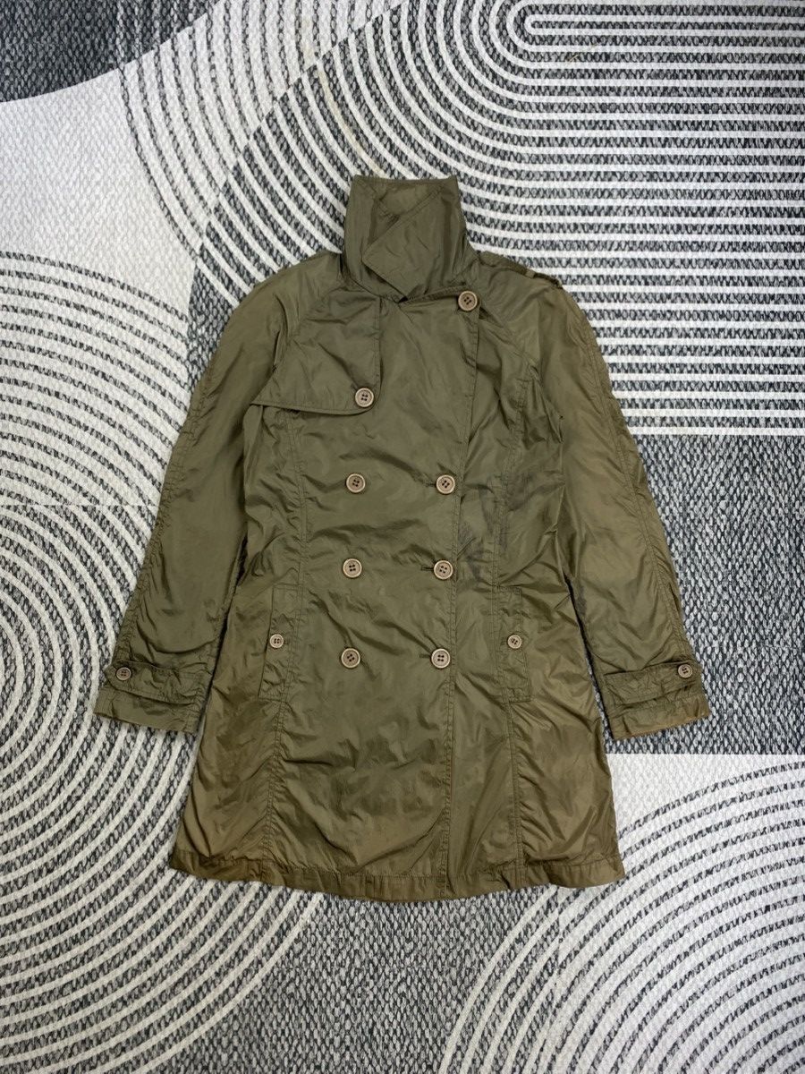 Add Vintage Add Army Green Lightweight Trench Coat Jacket Size US S / EU 44-46 / 1 - 6 Thumbnail