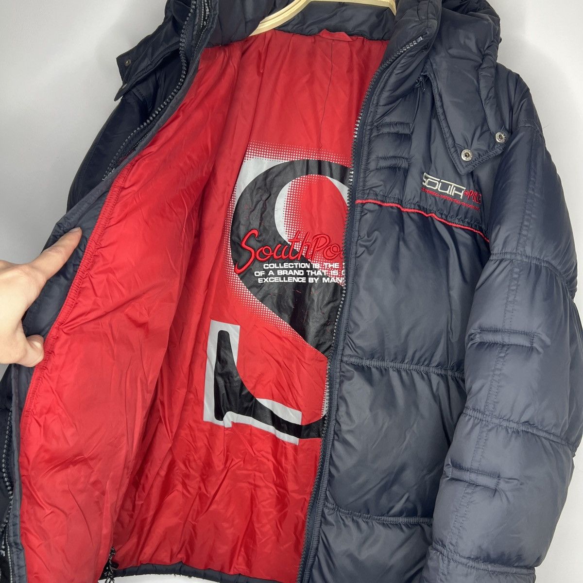 Fubu Southpole Reversible Y2K Vintage Graffity Puffer Jacket Size US M / EU 48-50 / 2 - 9 Thumbnail