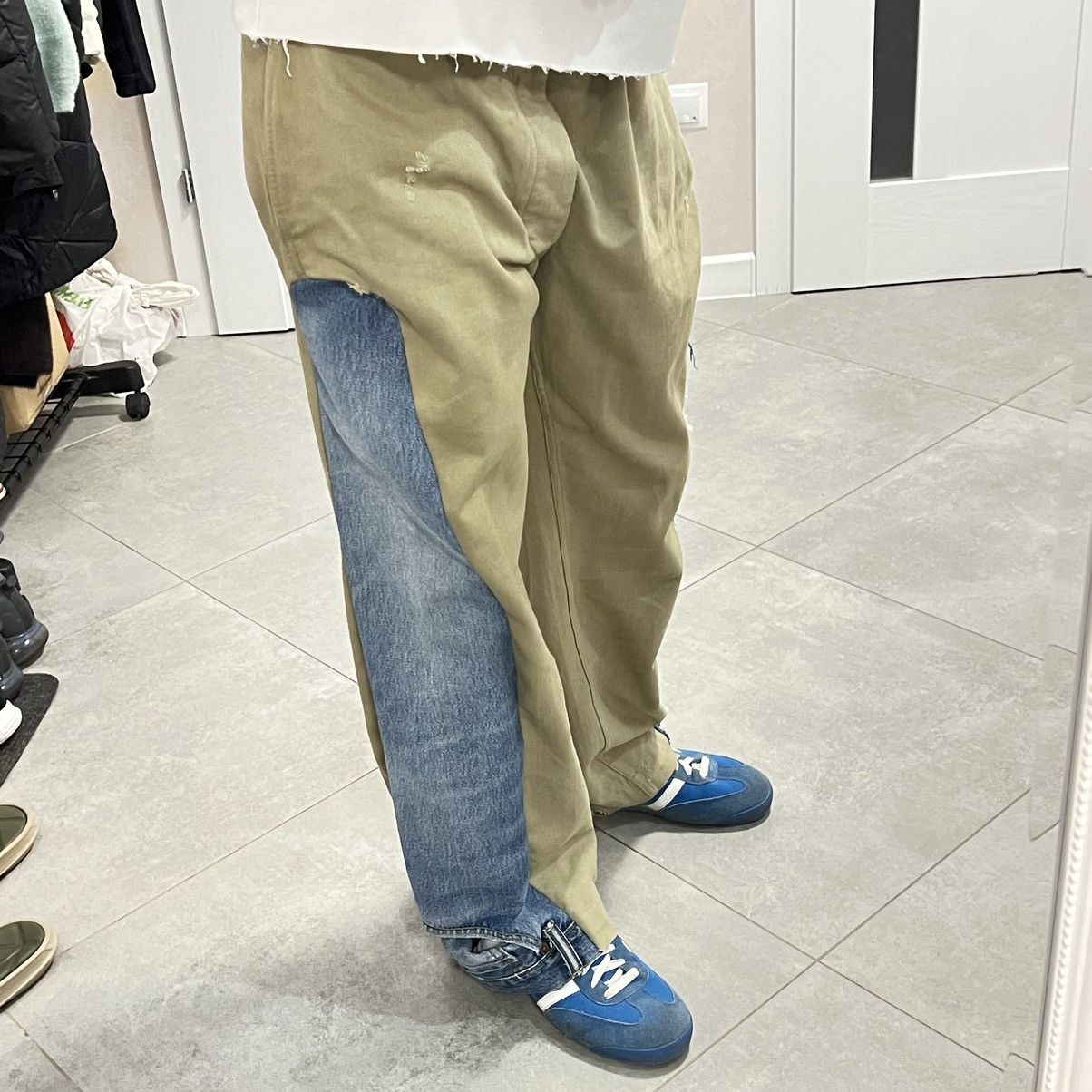 Avant Garde × Streetwear × Vintage rap upcycle castom pans | Grailed