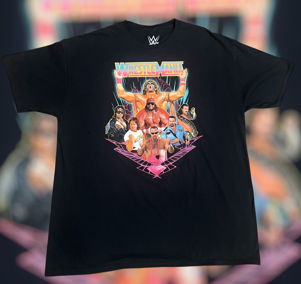 WWE WWE WrestleMania VI T-Shirt Mens XL Black NWOT Size US XL / EU 56 / 4 - 1 Thumbnail