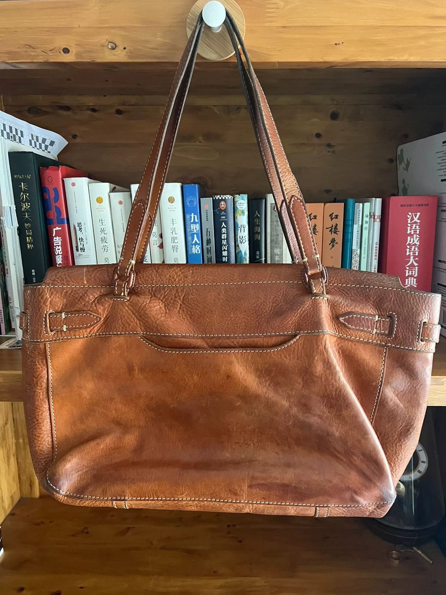 Gents Genten Vintage Leather Bag Size ONE SIZE - 4 Thumbnail