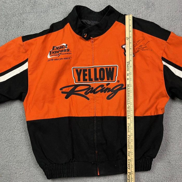 Other Jimmy Spencer 1 Yellow Racing Race Jacket NASCAR Car Coat Grailed