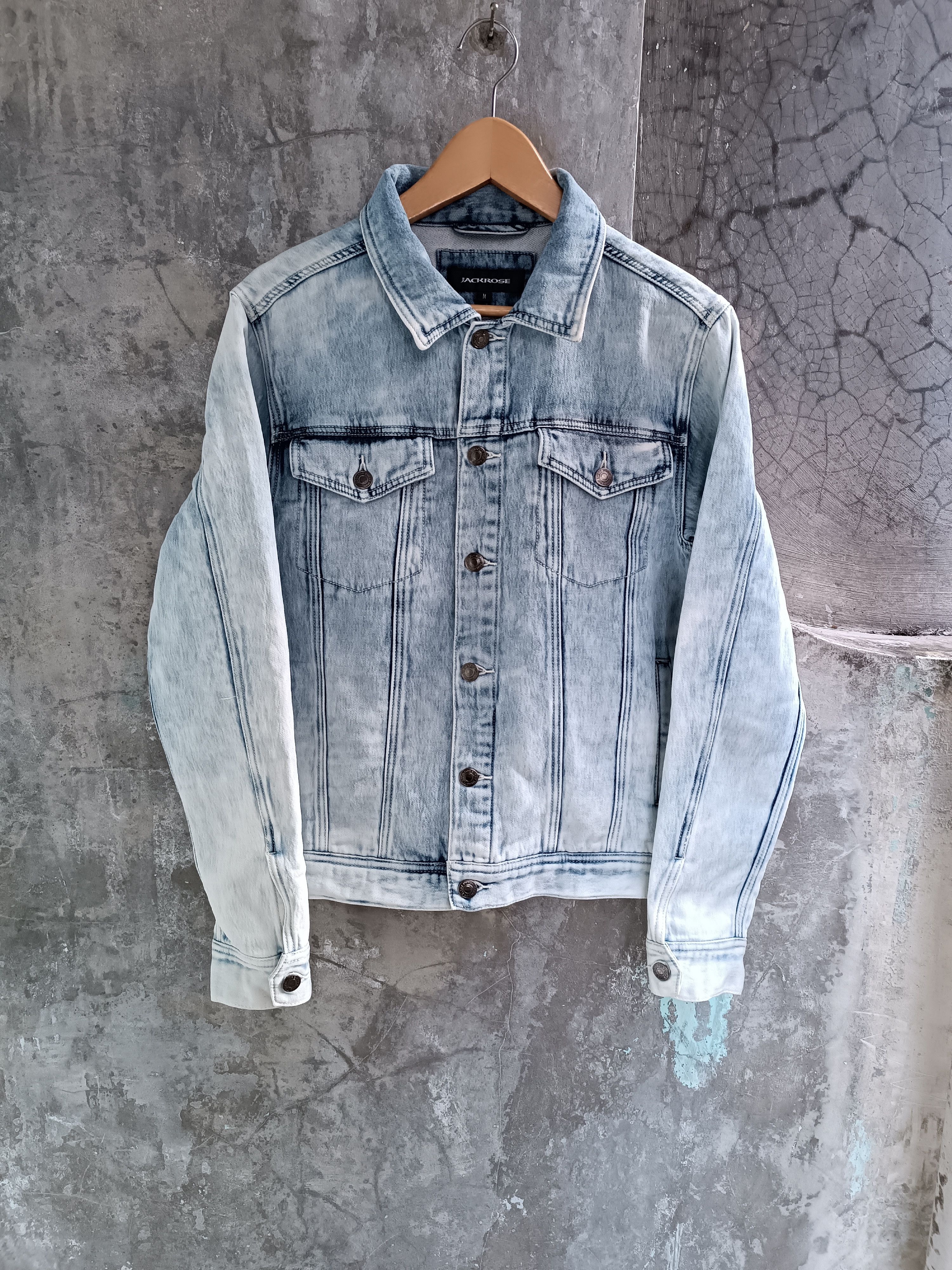 Japanese Brand × Vintage JACKROSE WASH DENIM JACKET Size US M / EU 48-50 / 2 - 1 Thumbnail