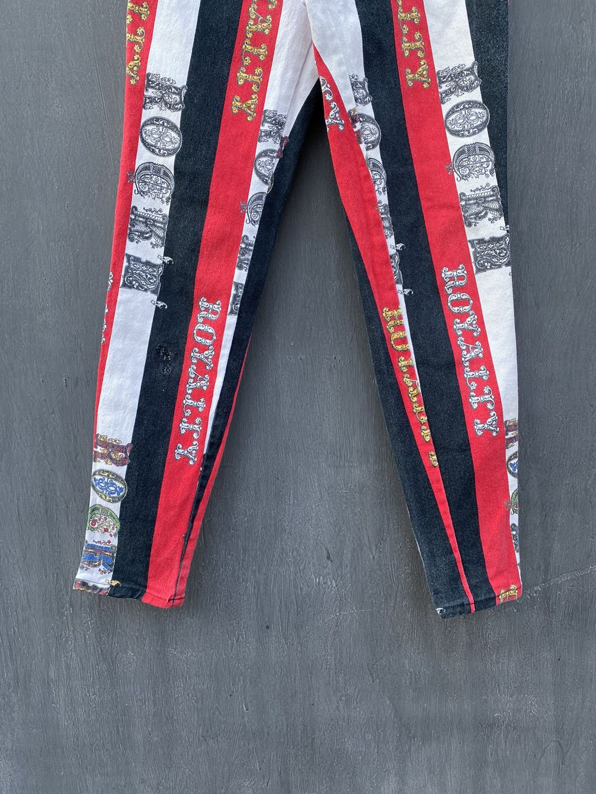 Versace Versace 90s Vintage Rock Royalty pants size 29 made in italy Size 29" - 4 Thumbnail