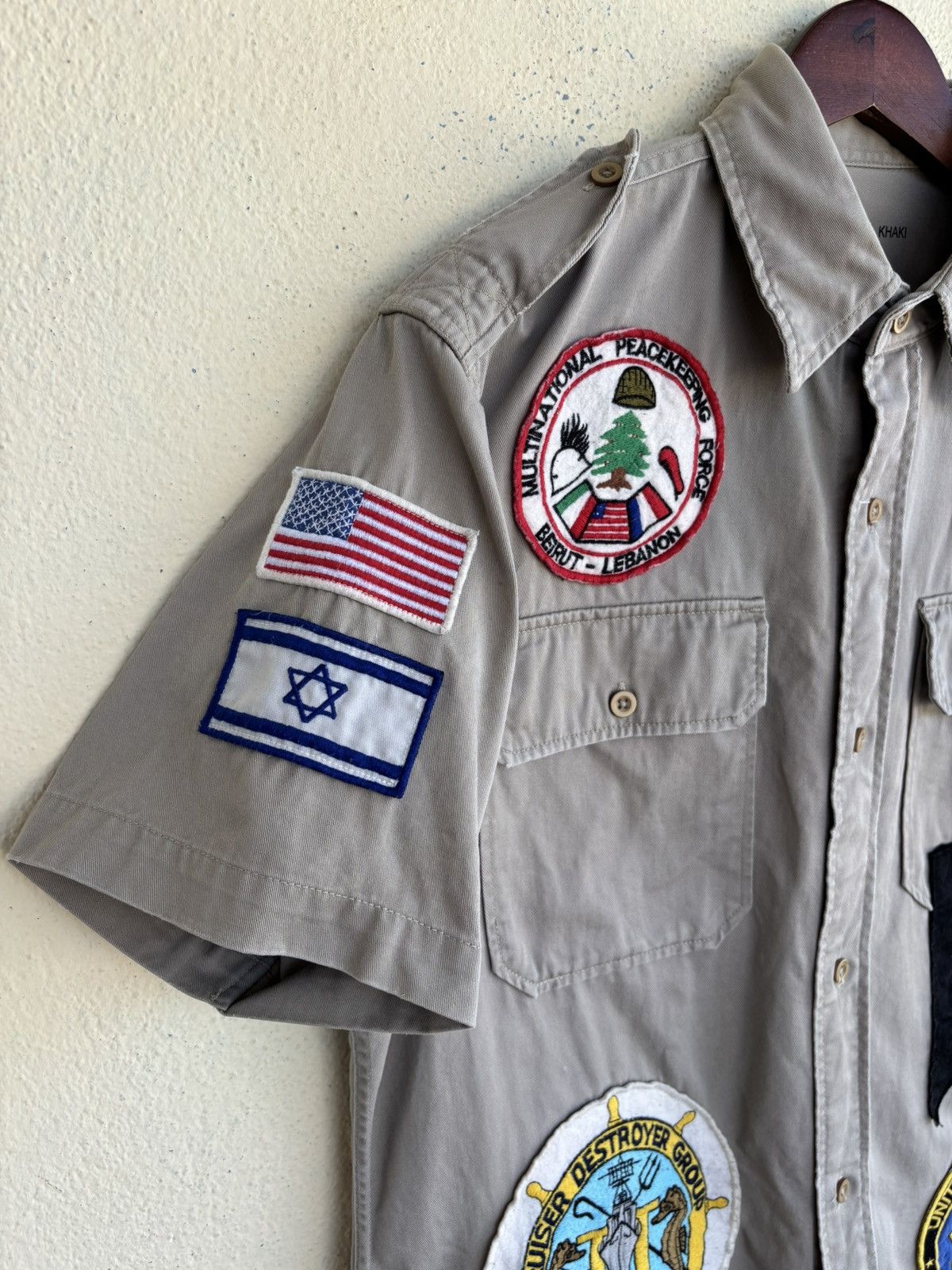 Avirex Avirex Multinational Peacekeeping Force Shirt Size US XL / EU 56 / 4 - 8 Thumbnail