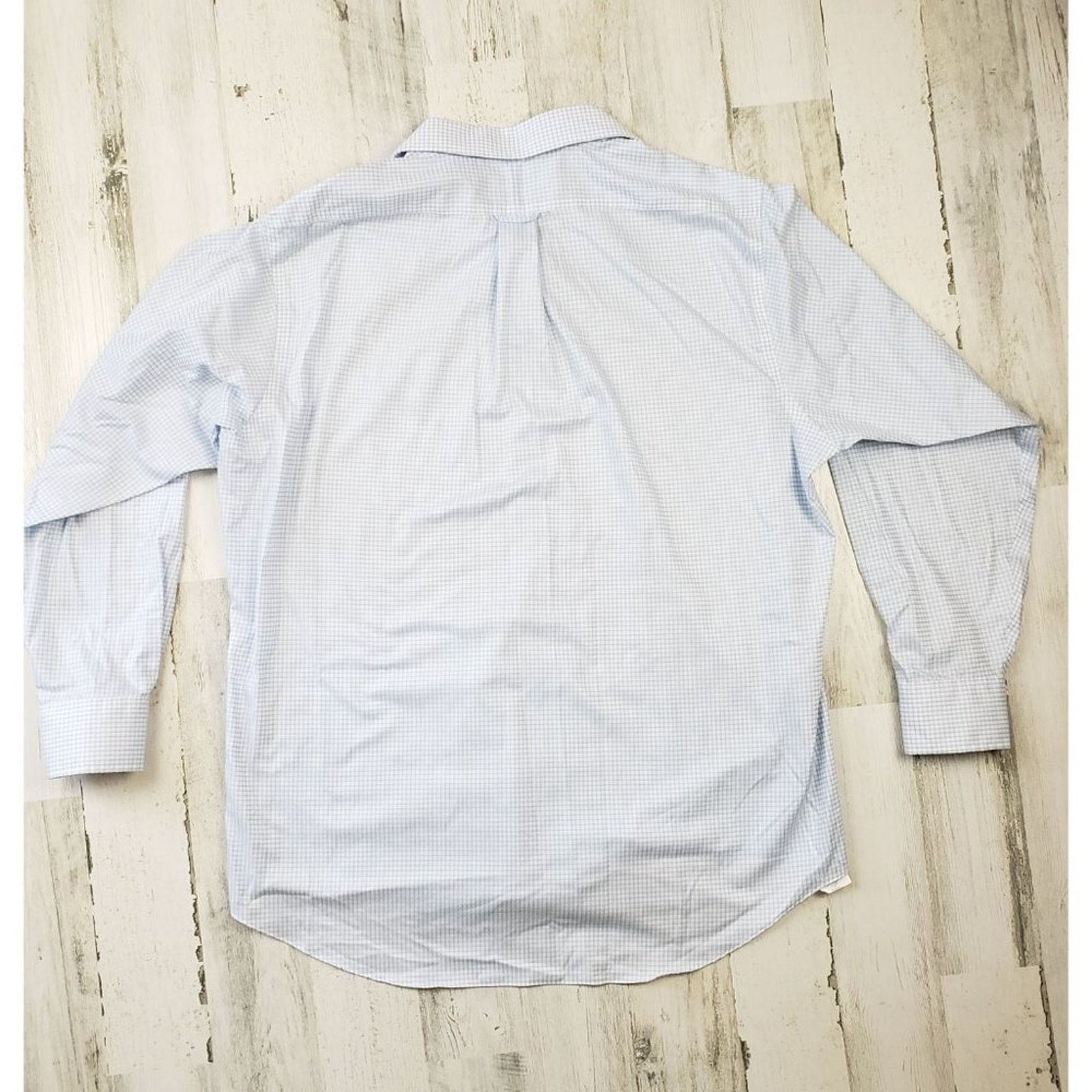 Other EAGLE Blue Windowpane Plaid Button Down Shirt 17.5 34/35 Size US XL / EU 56 / 4 - 15 Thumbnail