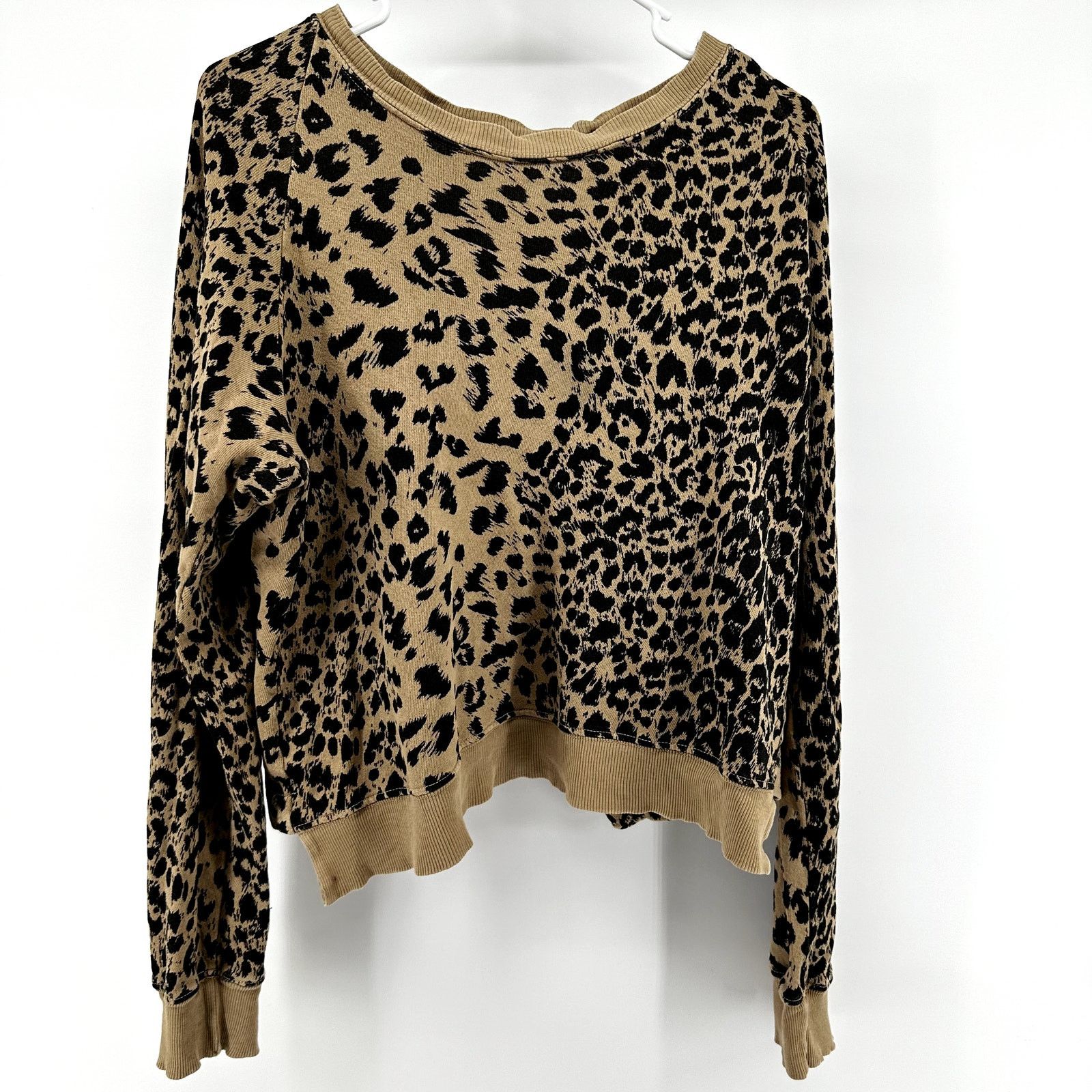 Current/Elliot Current/Elliott Leopard Crew Neck Sweater Open Back 1 S Size S / US 4 / IT 40 - 5 Thumbnail