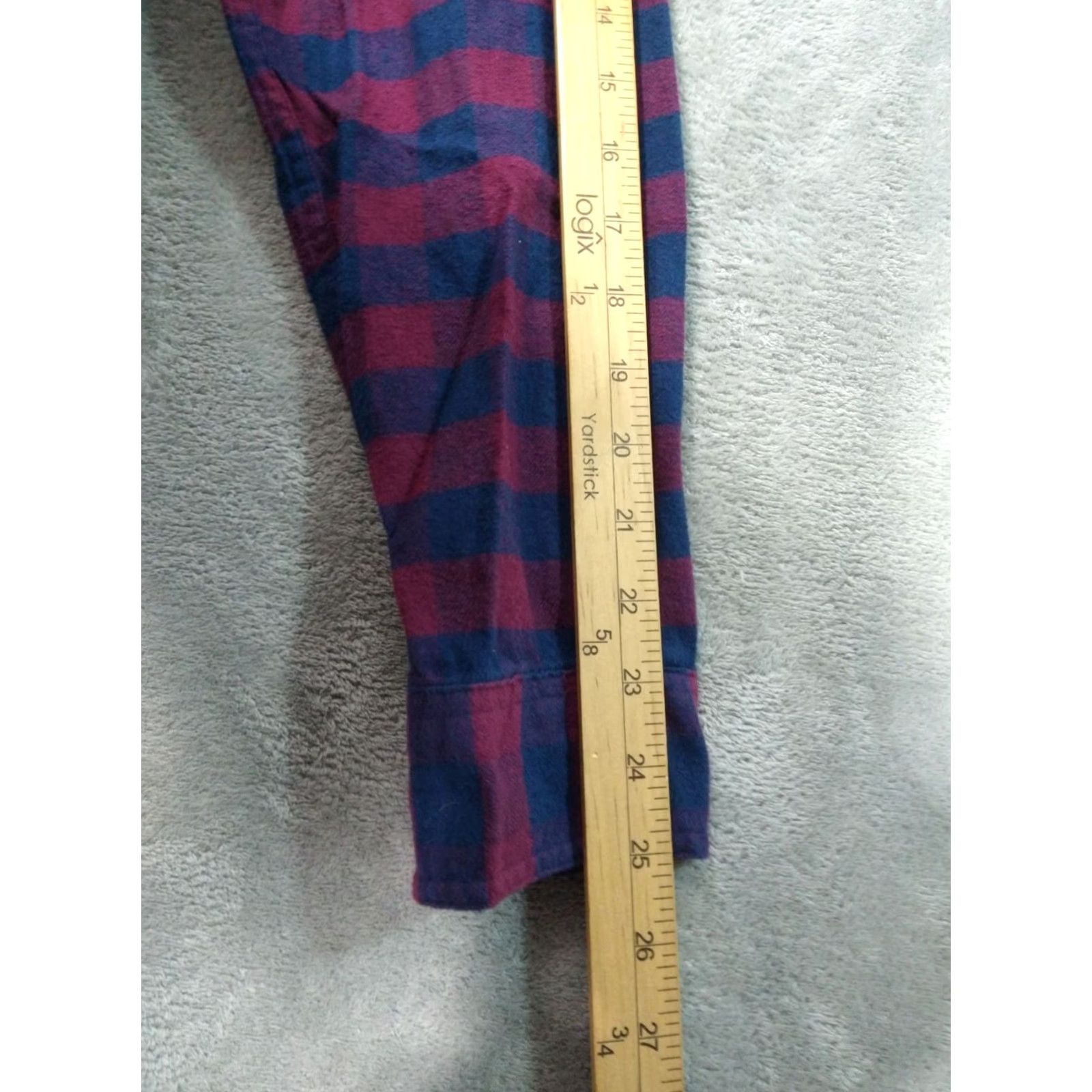 J.Crew J.CREW Shirt Mens Medium Red Blue Plaid Flannel Button Up Long Sleeve Cotton Size US M / EU 48-50 / 2 - 6 Thumbnail