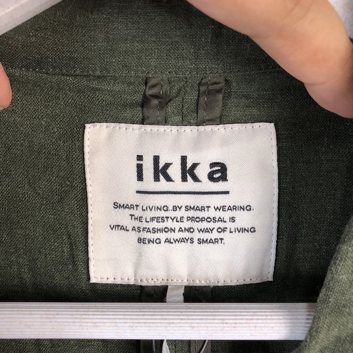 Japanese Brand Ikka Green vintage jacket #A2549 Size US M / EU 48-50 / 2 - 9 Thumbnail