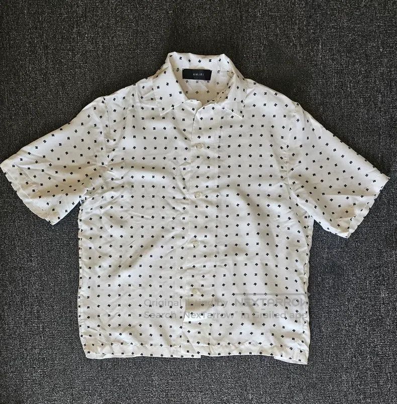 Amiri Amiri Size L Silk short-sleeved shirt Size US L / EU 52-54 / 3 - 1 Thumbnail
