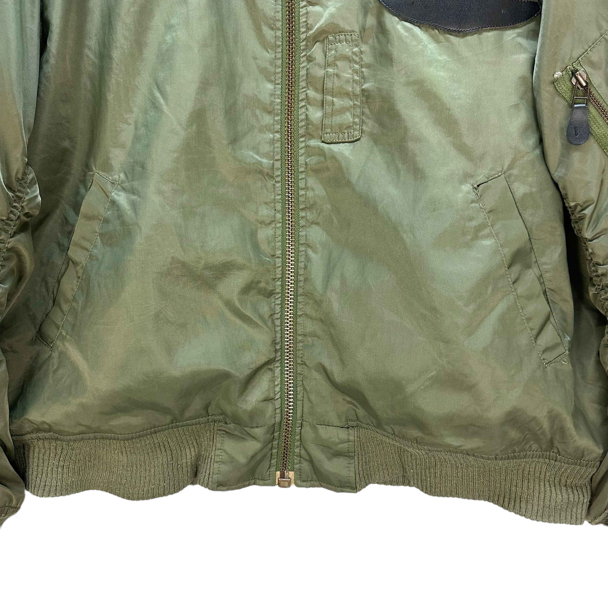 Vintage BACK FIRE USA Big Logo MA-1 Bomber Jacket #A9-0215 Size US L / EU 52-54 / 3 - 5 Thumbnail