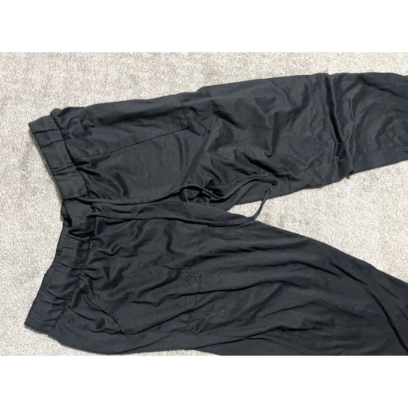 Lucky Brand Lucky Brand Pants Womens Lounge Drawstring Pockets Light Weight Comfy Black Small Size 28" / US 6 / IT 42 - 2 Thumbnail