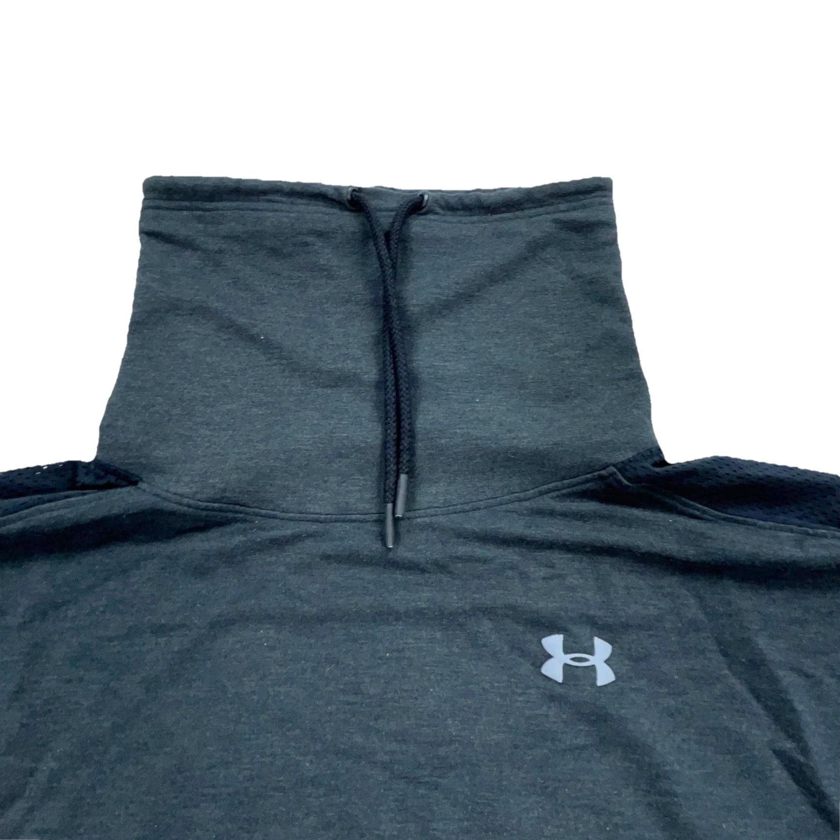 Under Armour Under Armour Sweatshirt Women M Black Pullover Turtleneck Fleece Hoodie Pocket Vented, All Seasons, Performance, Regular Fit Size M / US 6-8 / IT 42-44 - 3 Thumbnail
