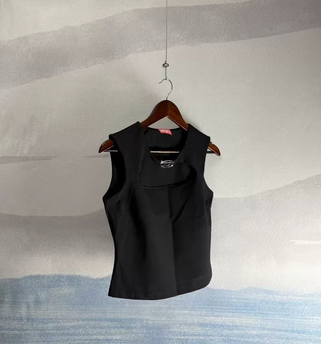 Diesel Diesel Black Sleeveless Hollow Tank M Size M / US 6-8 / IT 42-44 - 1 Thumbnail