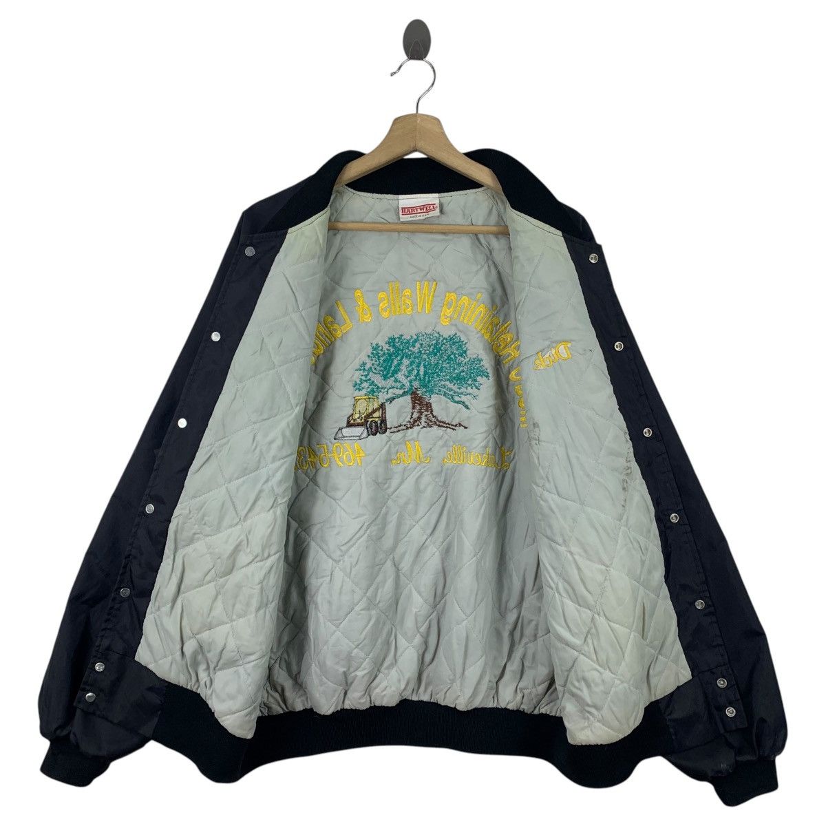 Vintage Vintage HARTWELL metro retaining walls varsity jacket Size US XL / EU 56 / 4 - 5 Thumbnail