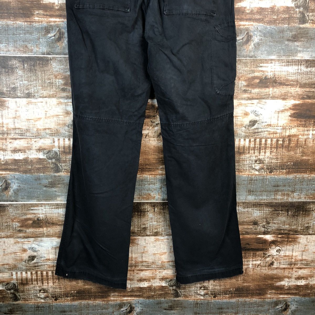 Japanese Brand Hum Black utility tactical Casual cargo Pants #A2389 Size US 31 - 14 Thumbnail