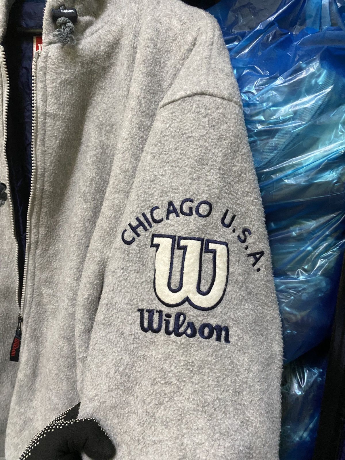 Wilson VINTAGE WILSON FLEECE HOODIE JACKET Size US M / EU 48-50 / 2 - 5 Thumbnail
