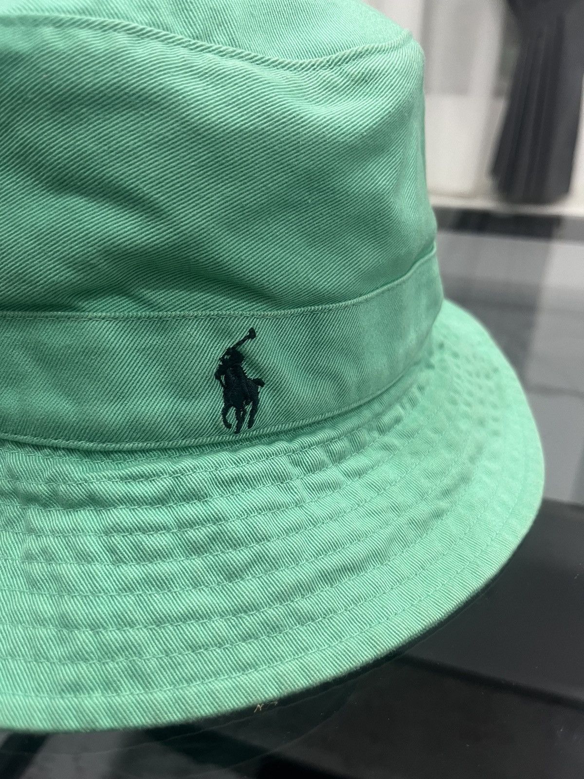 Polo Ralph Lauren × Vintage RARE VINTAGE POLO SMALL PONY BUCKET HAT Size ONE SIZE - 3 Thumbnail