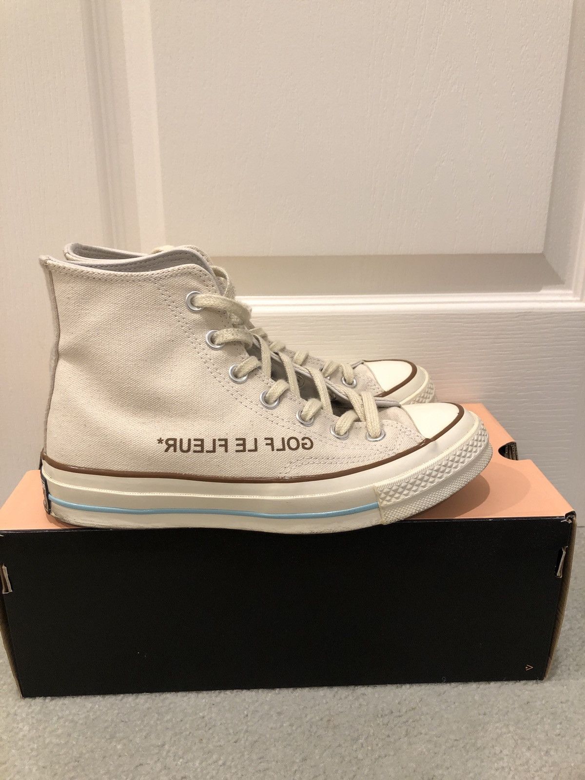 Converse × Golf le Fleur Golf Le Fleur Golf Wang Chuck 70 Hi Parchment size 5 Size US 5 / EU 37 - 2 Thumbnail