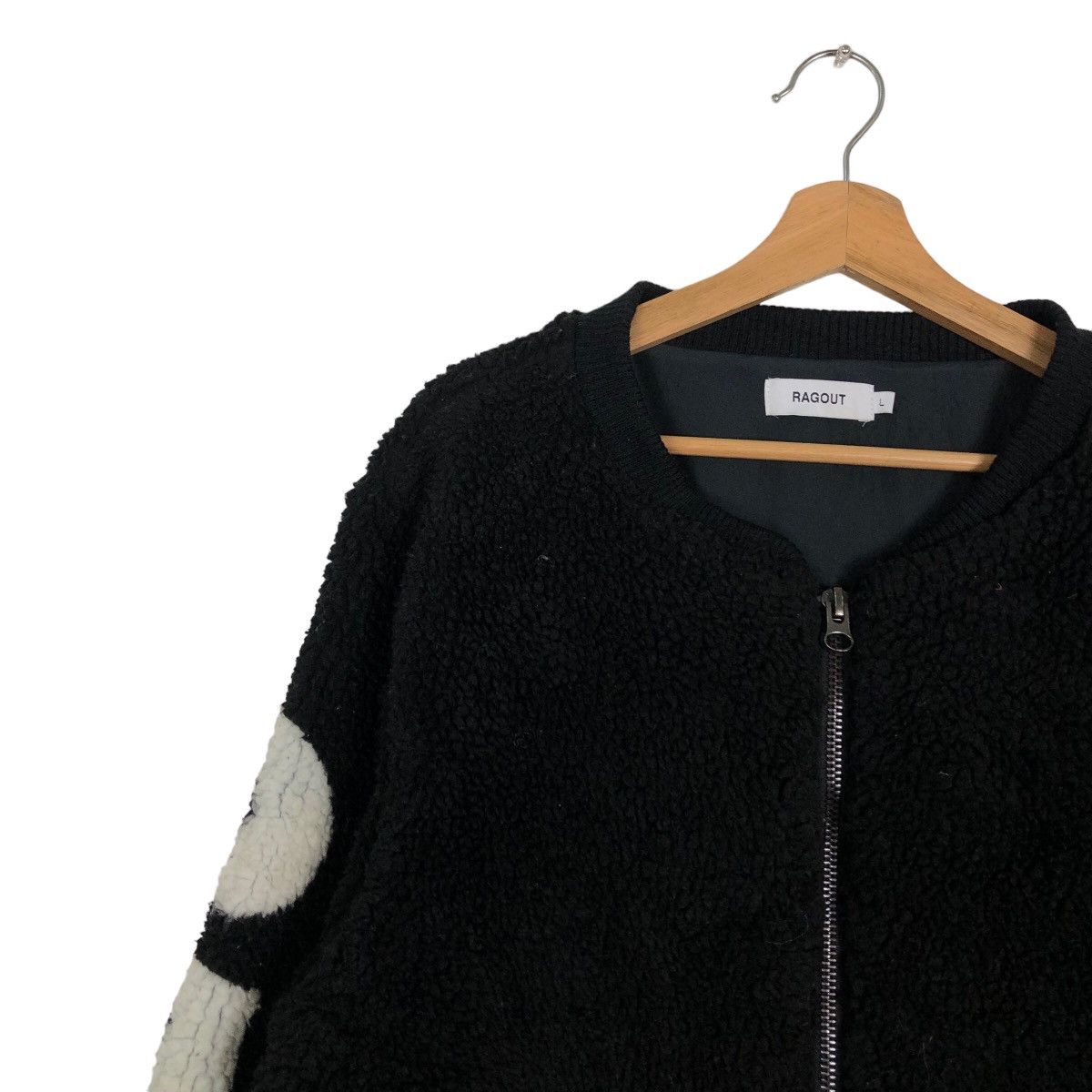 Hysteric Glamour 🔥Bomber Jacket Fleece Sherpa Ragout Spell Put Big Logo Size US L / EU 52-54 / 3 - 7 Thumbnail