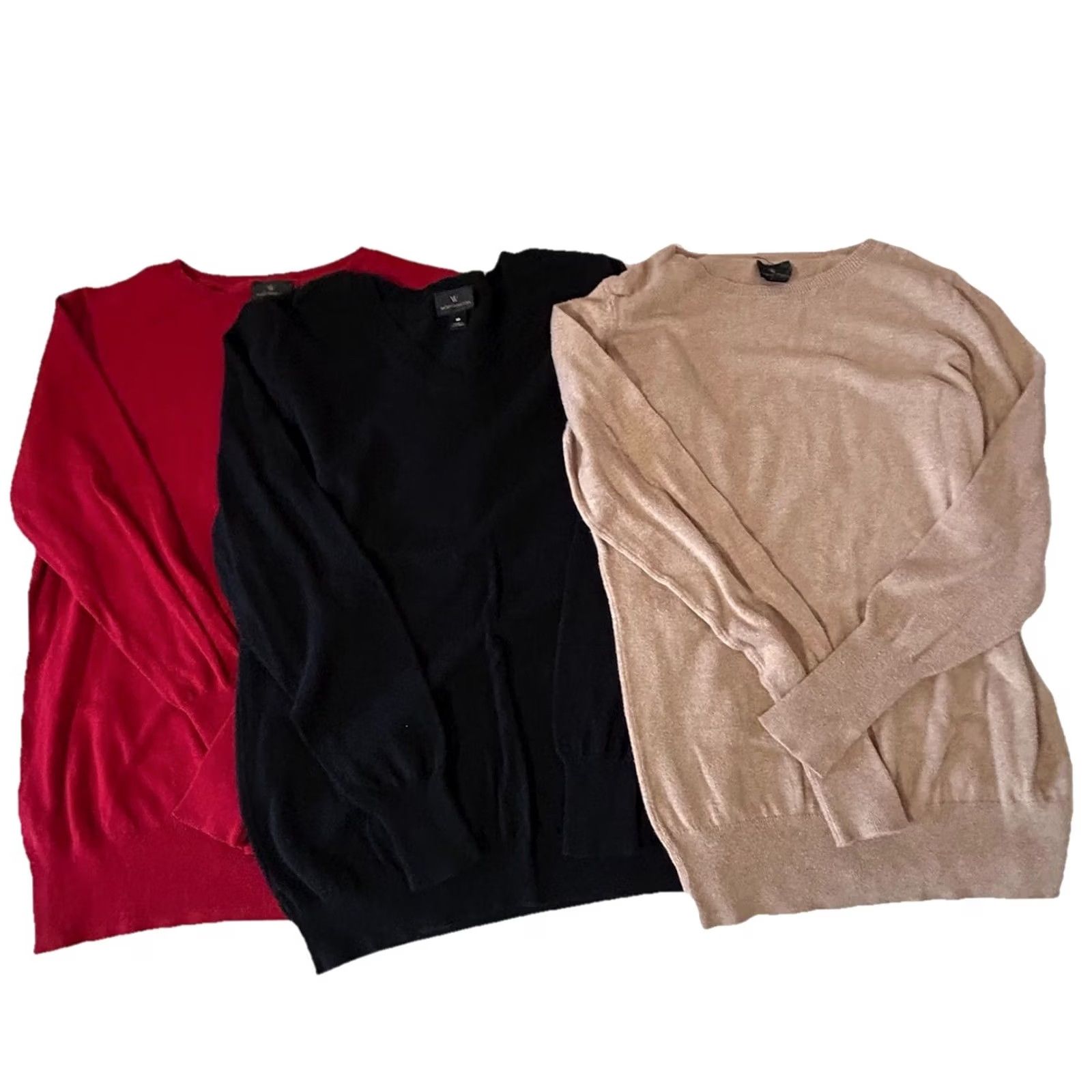 Worthington Worthington Sweaters Shirt Women Medium Multicolor Pullover Crew & V-neck Kn 3pc RN#93677 Holiday Casual/Party/Workwear Size M / US 6-8 / IT 42-44 - 2 Thumbnail