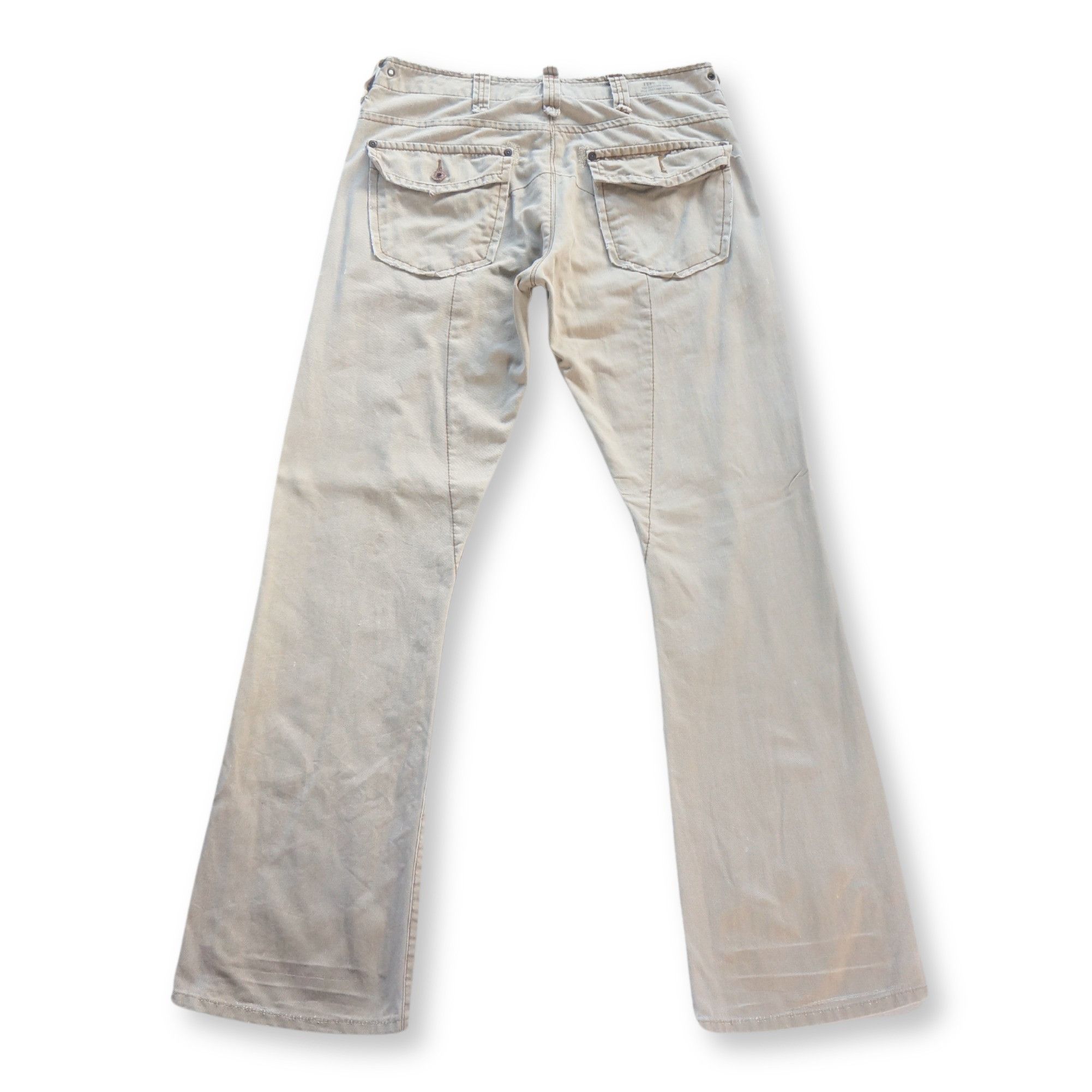 Edwin EDWIN 505 KHAKI Multi Pockets Vintage Style Pants Size US 30 / EU 46 - 2 Thumbnail