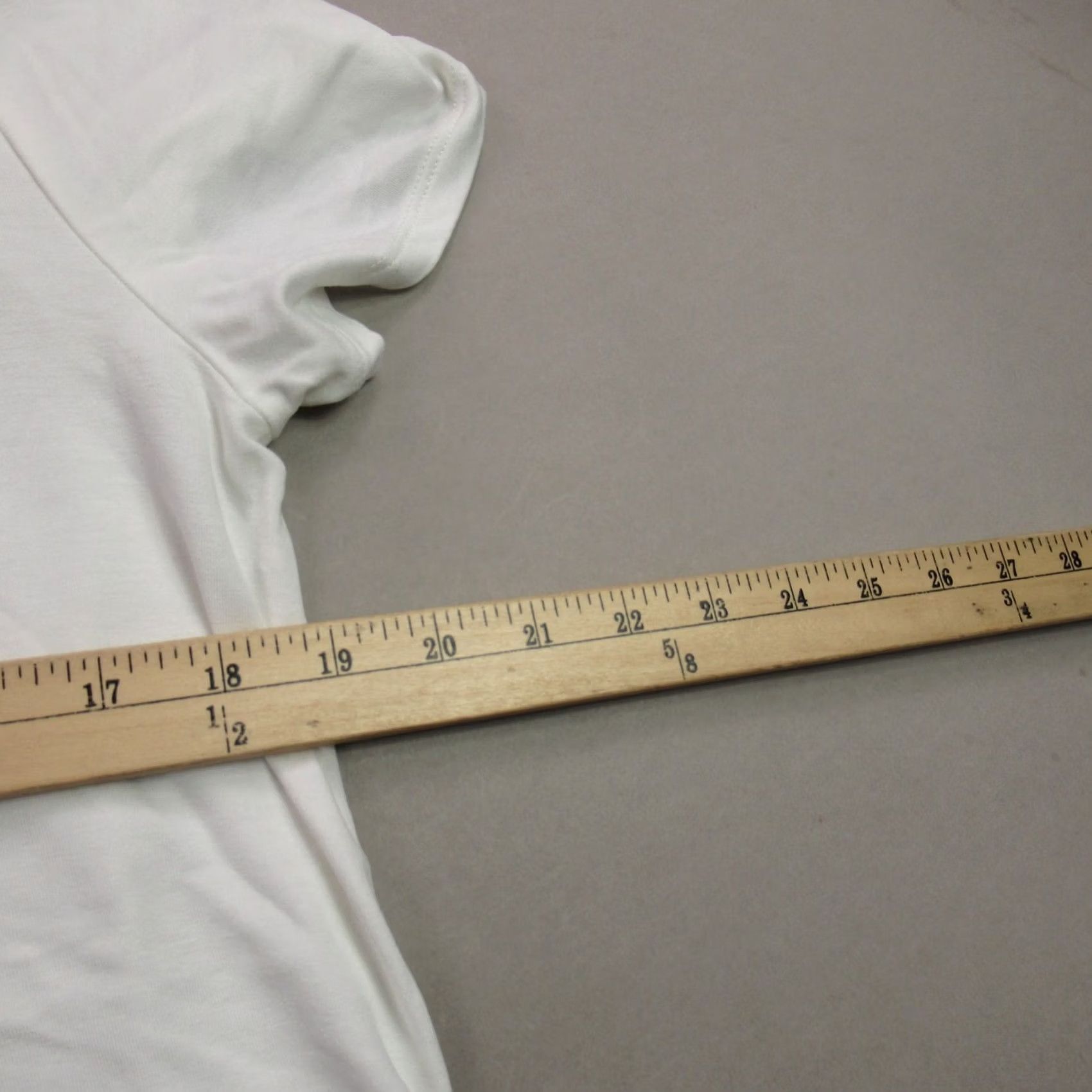 J. Jill J Jill Shirt Womens Medium Short Sleeve Casual Crew Neck White Lightweight Size M / US 6-8 / IT 42-44 - 7 Thumbnail