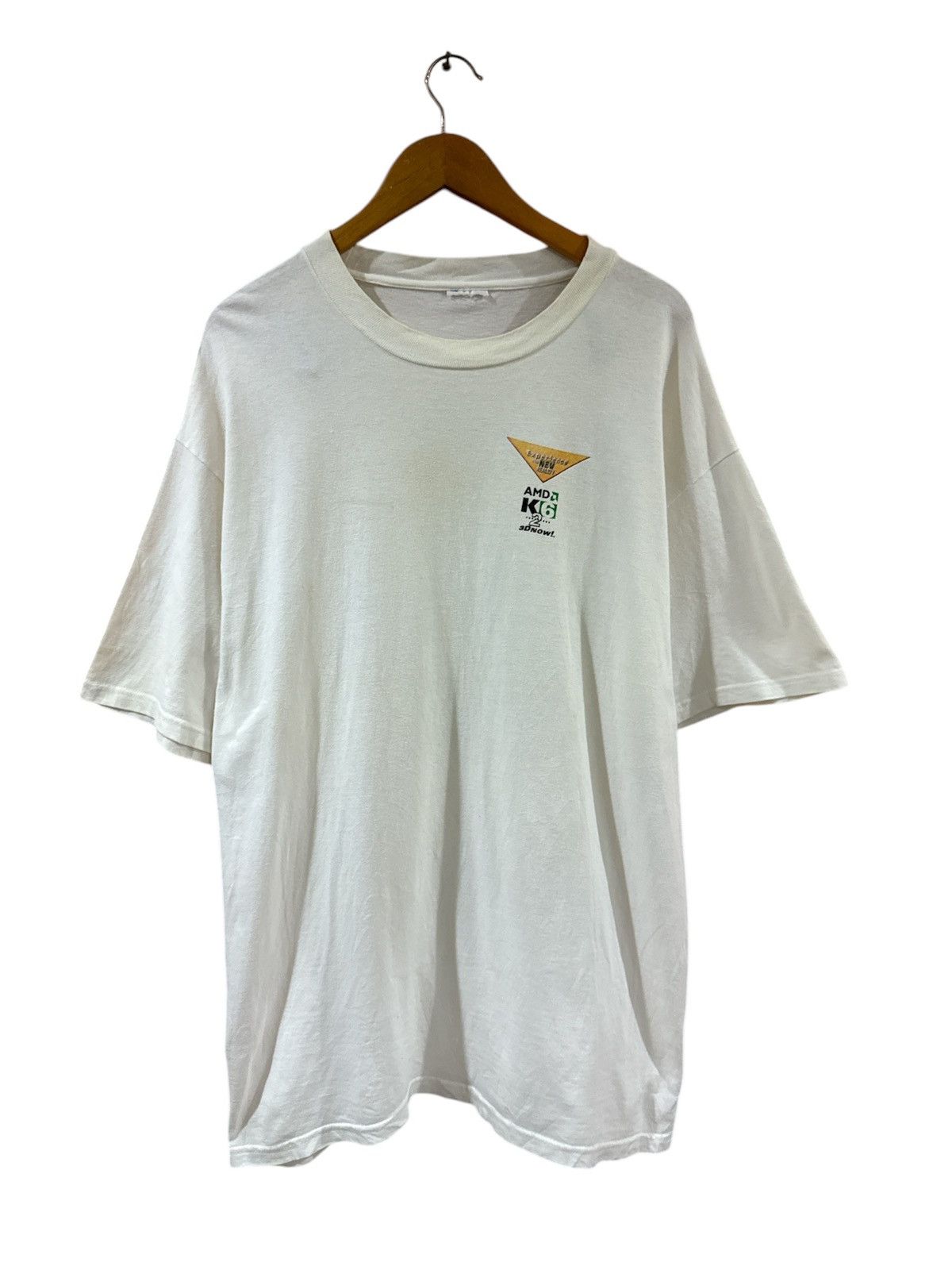 Apple × Microsoft × Vintage Vintage AMD K6 3D Technology Tshirt Size US XL / EU 56 / 4 - 2 Thumbnail