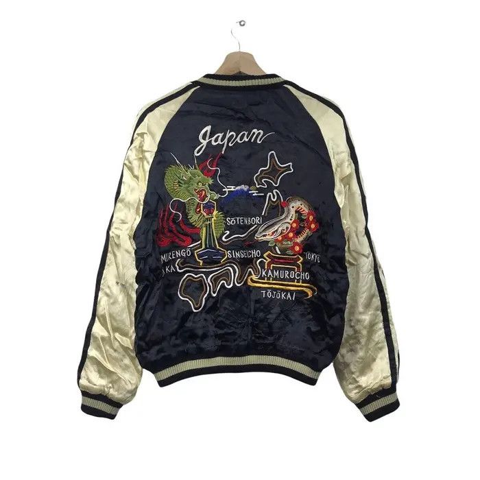 Other Vintage SUKAJAN CROPPED HEADS JAPAN Reversible Jacket Size M / US 6-8 / IT 42-44 - 1 Thumbnail