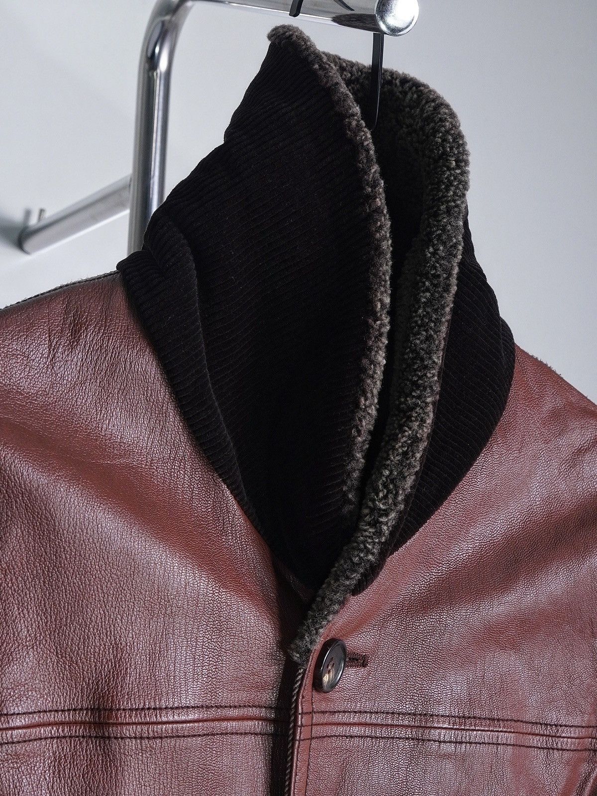 Gucci Shearling Collar Leather Jacket Tom Ford Era Size US M / EU 48-50 / 2 - 4 Thumbnail