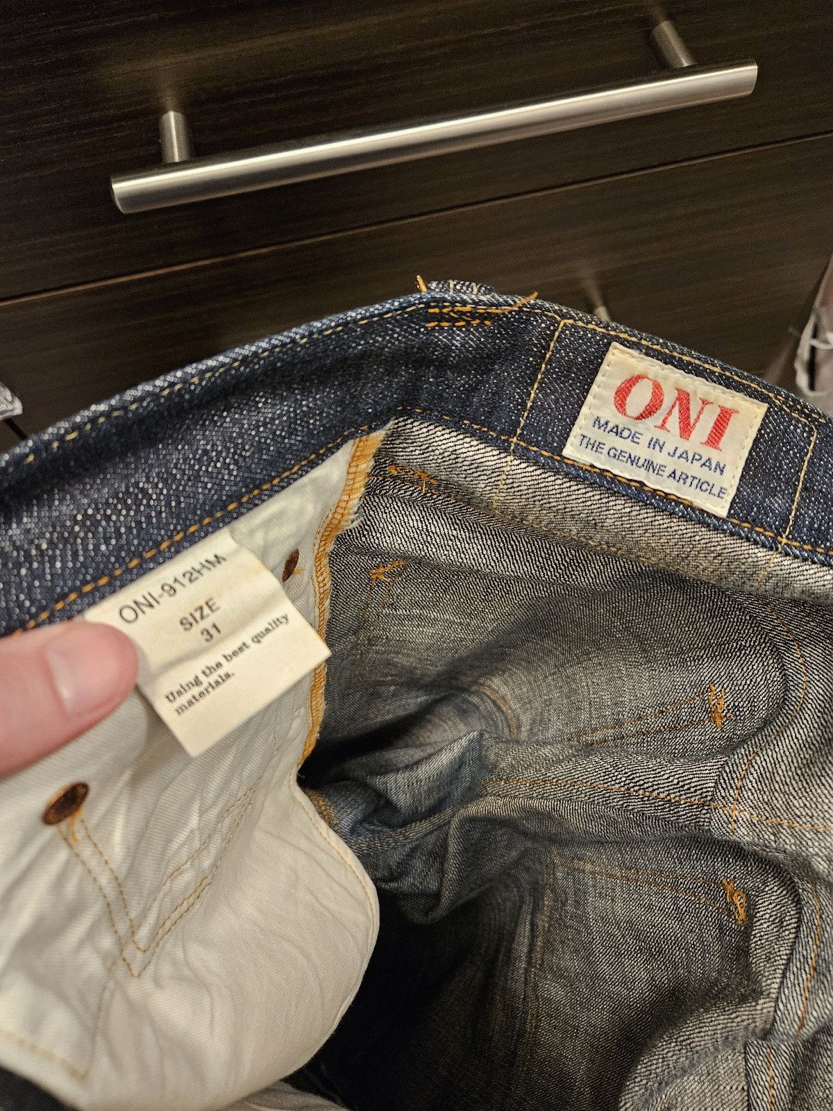 image of Oni Denim 912-H Size 31 - 14Oz Relax Tapered in Indigo, Men's