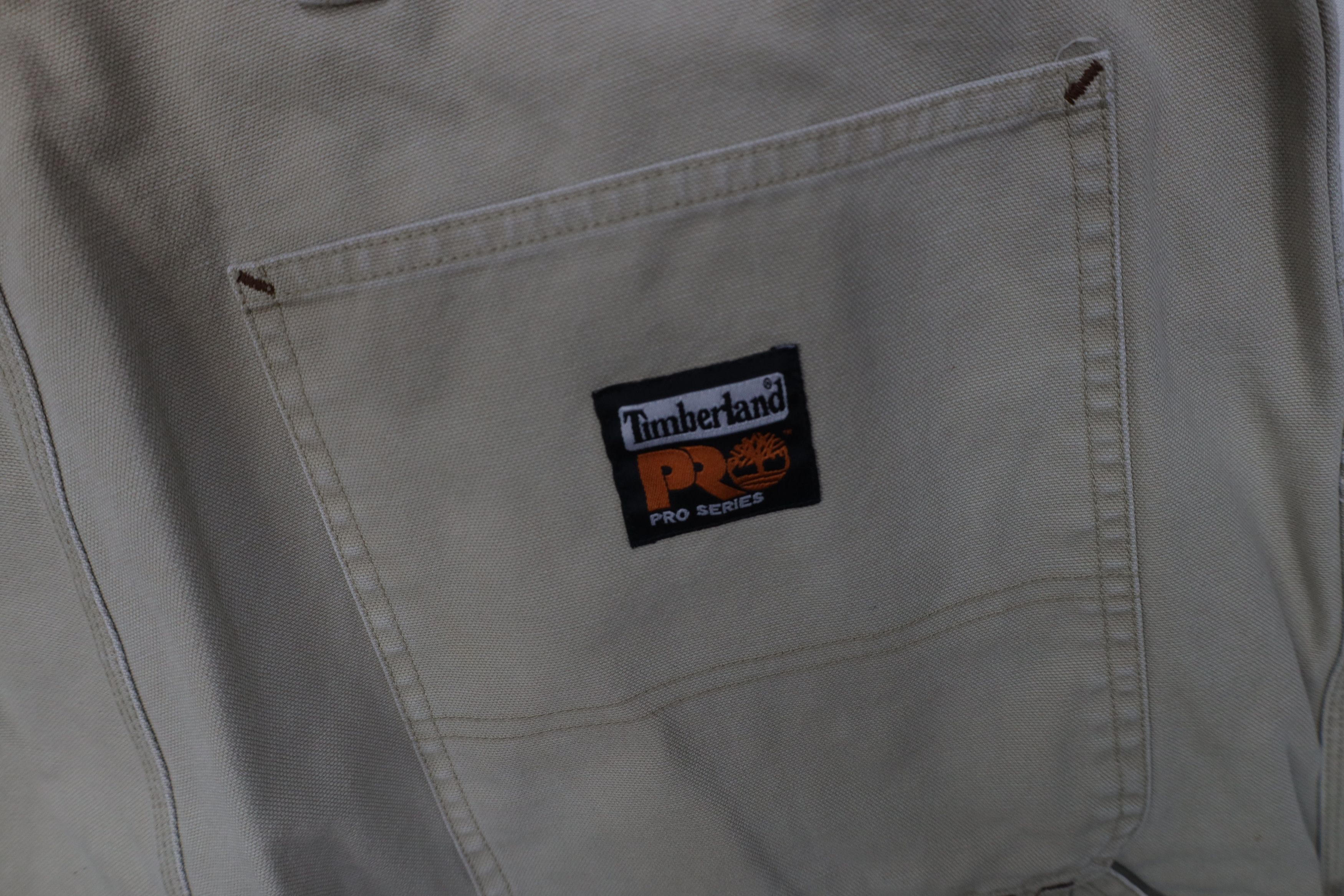 Timberland Vintage Y2K Timberland Canvas Wide Leg Dungaree Pants Size US 38 / EU 54 - 13 Thumbnail