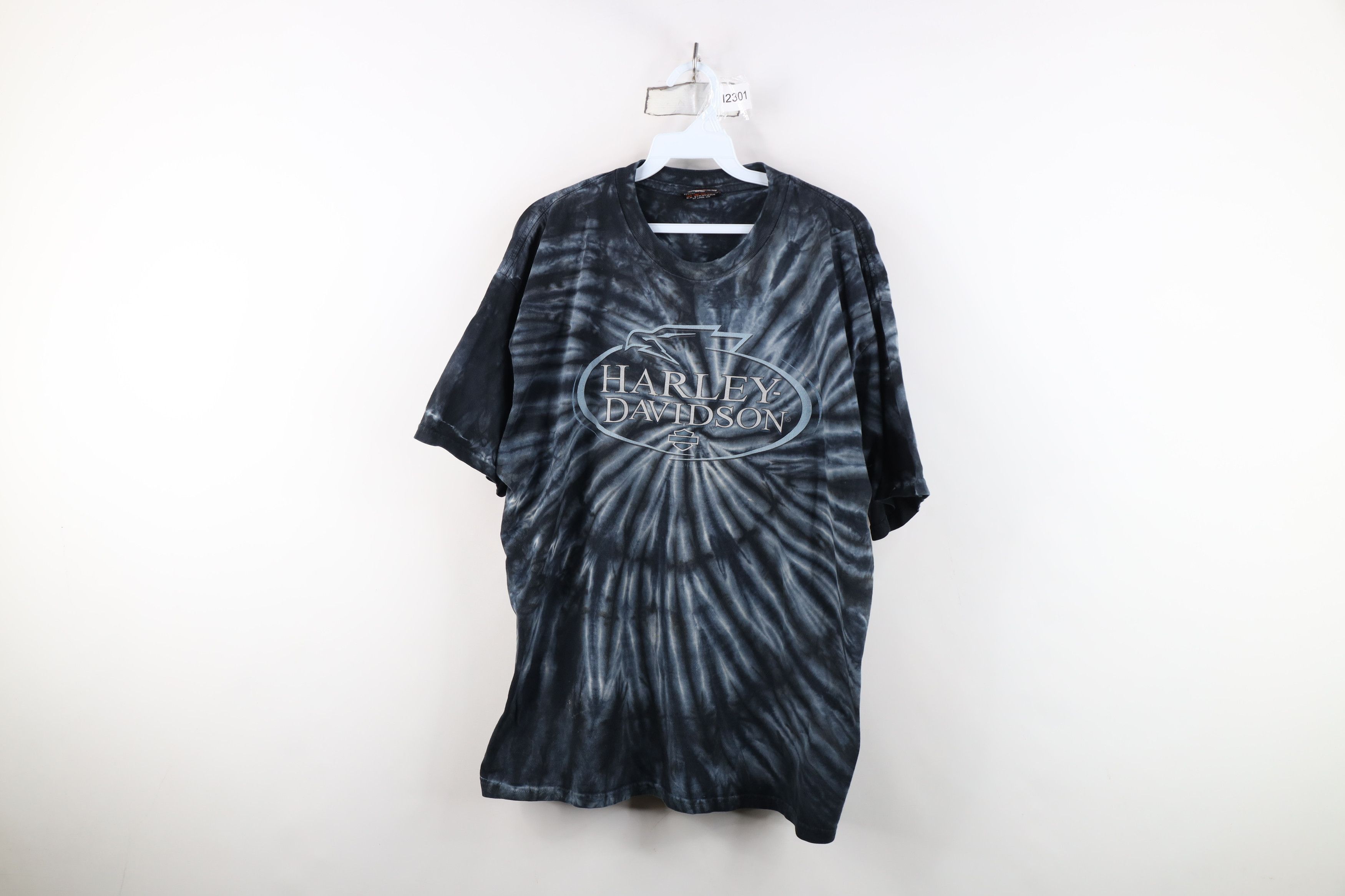 Harley Davidson Vintage Y2K 2000 Harley Davidson Tie Dye Eagle T-Shirt Size US L / EU 52-54 / 3 - 1 Thumbnail