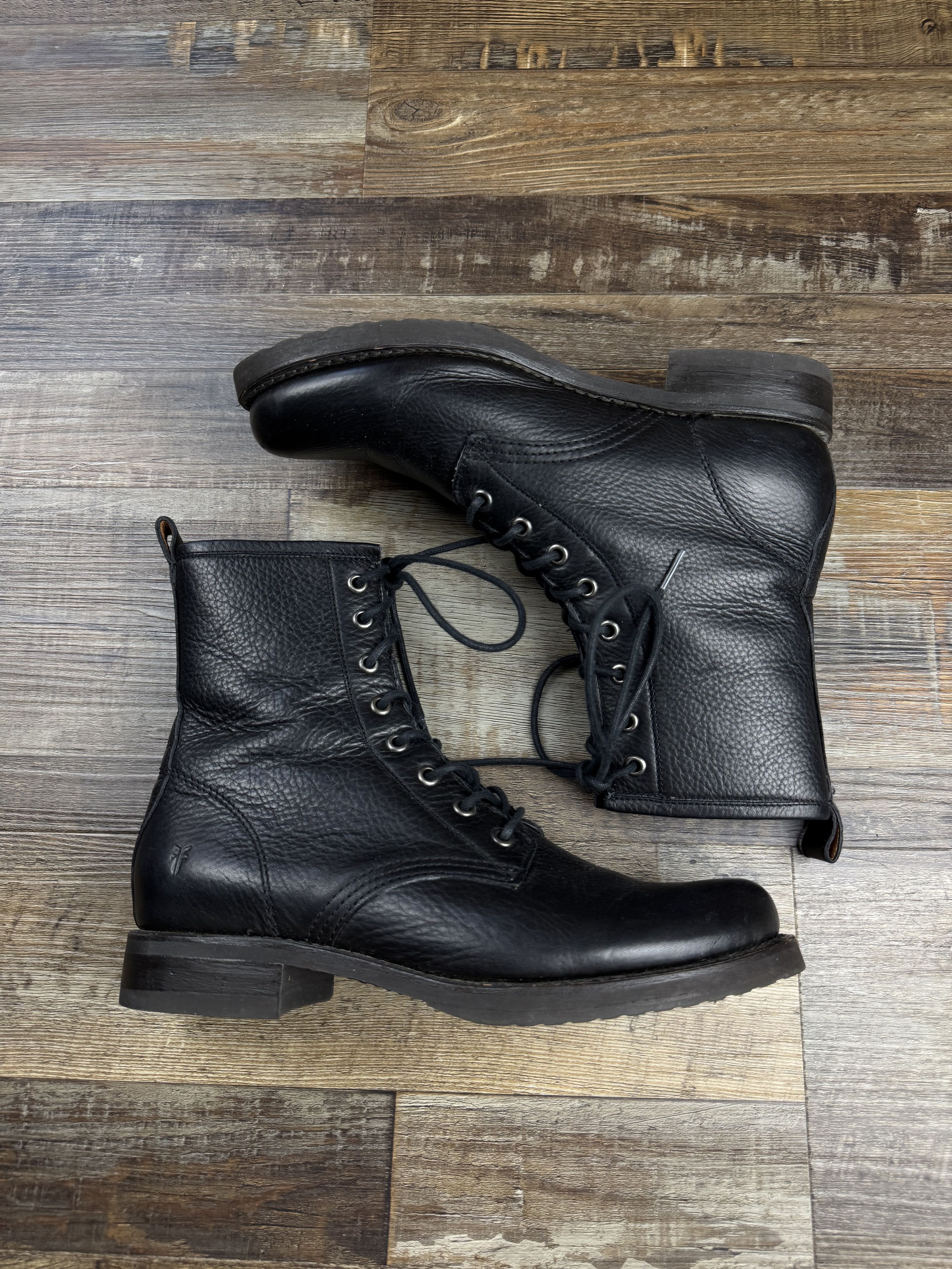 Frye Frye Women's Veronica Flex Combat Boots Leather Lace Up 9.5B Size US 9.5 / IT 39.5 - 6 Thumbnail