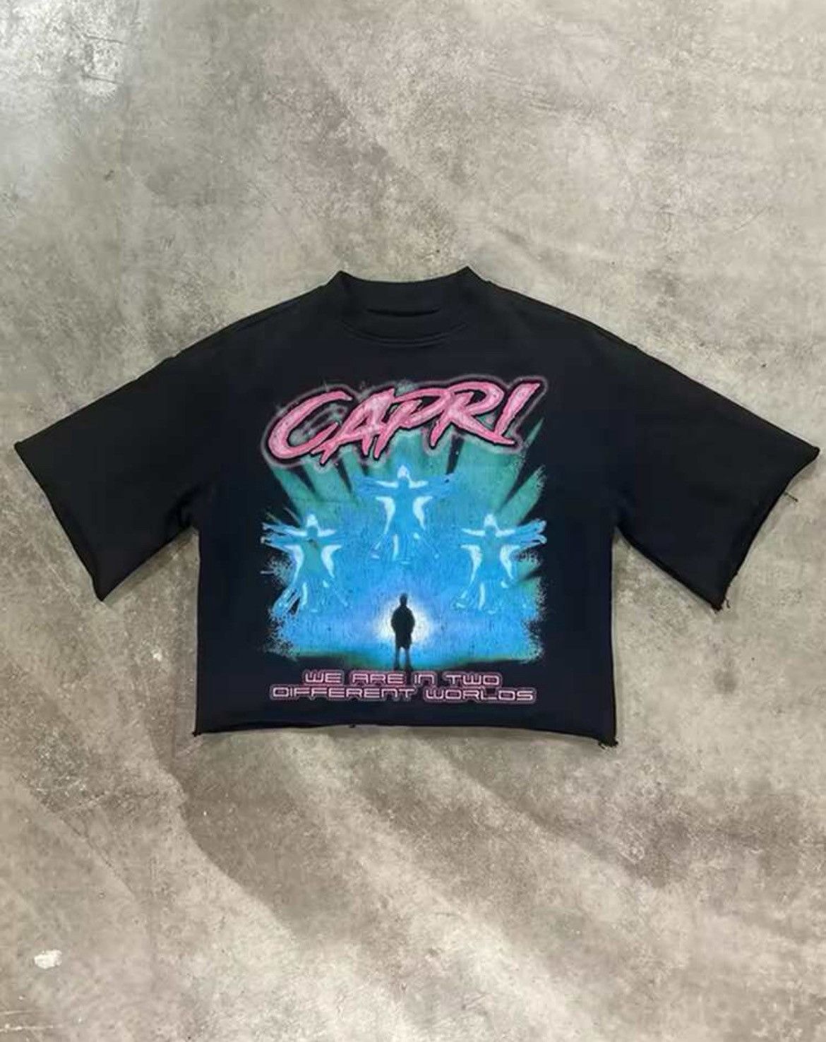 Other Black Men’s Pure Cotton “Capri” Graphic Streetwear T-Shirt Size US L / EU 52-54 / 3 - 1 Thumbnail