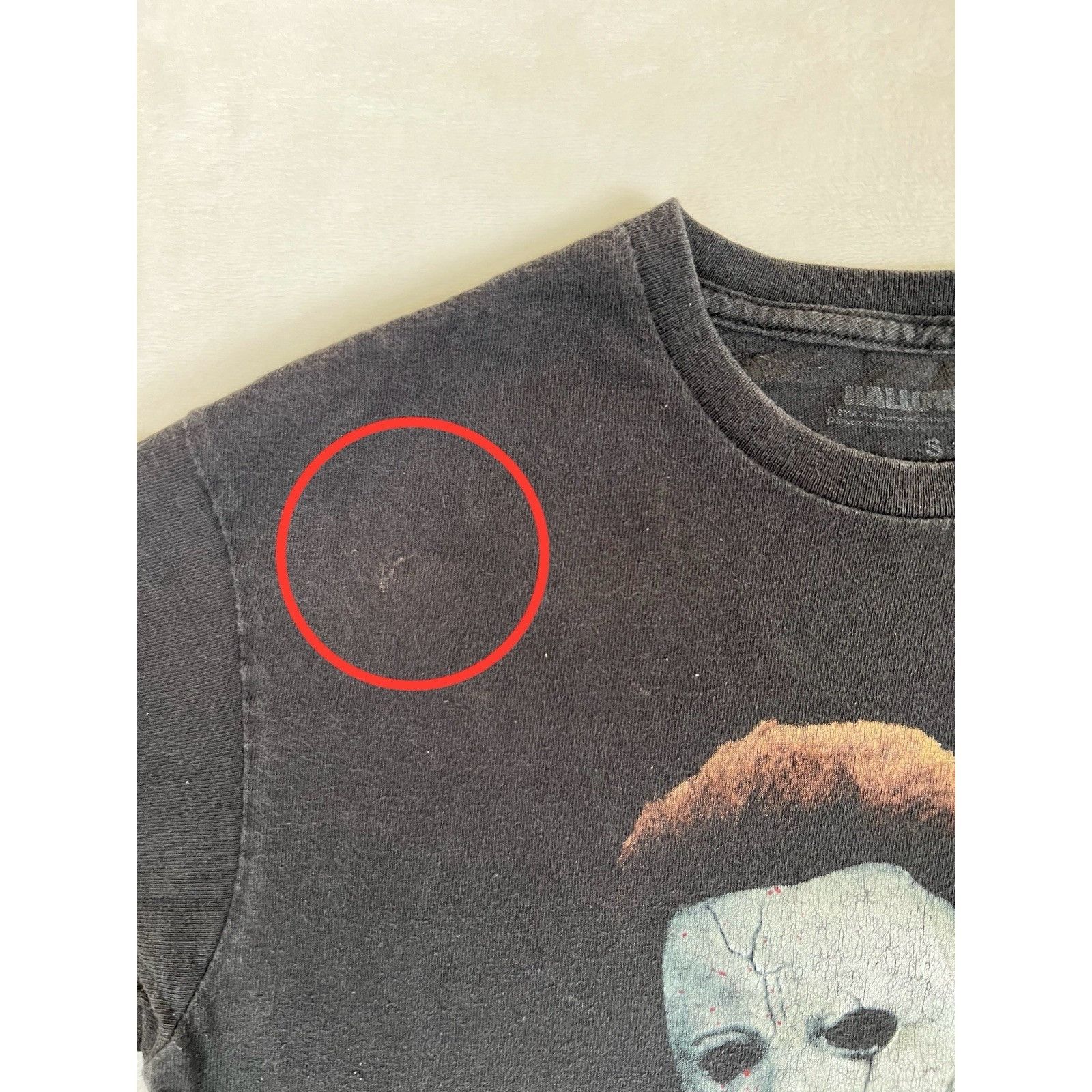 Other Michael Myers Halloween Middle Finger T-Shirt Size Small Ret Size US S / EU 44-46 / 1 - 3 Thumbnail
