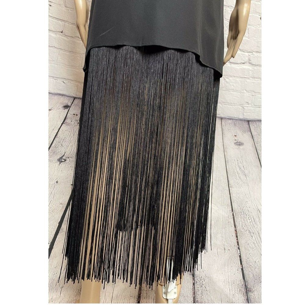 CAMI NYC NWT New Cami NYC Fringe Silk Camisole Dress Great Gatsby Si Size S / US 4 / IT 40 - 8 Thumbnail