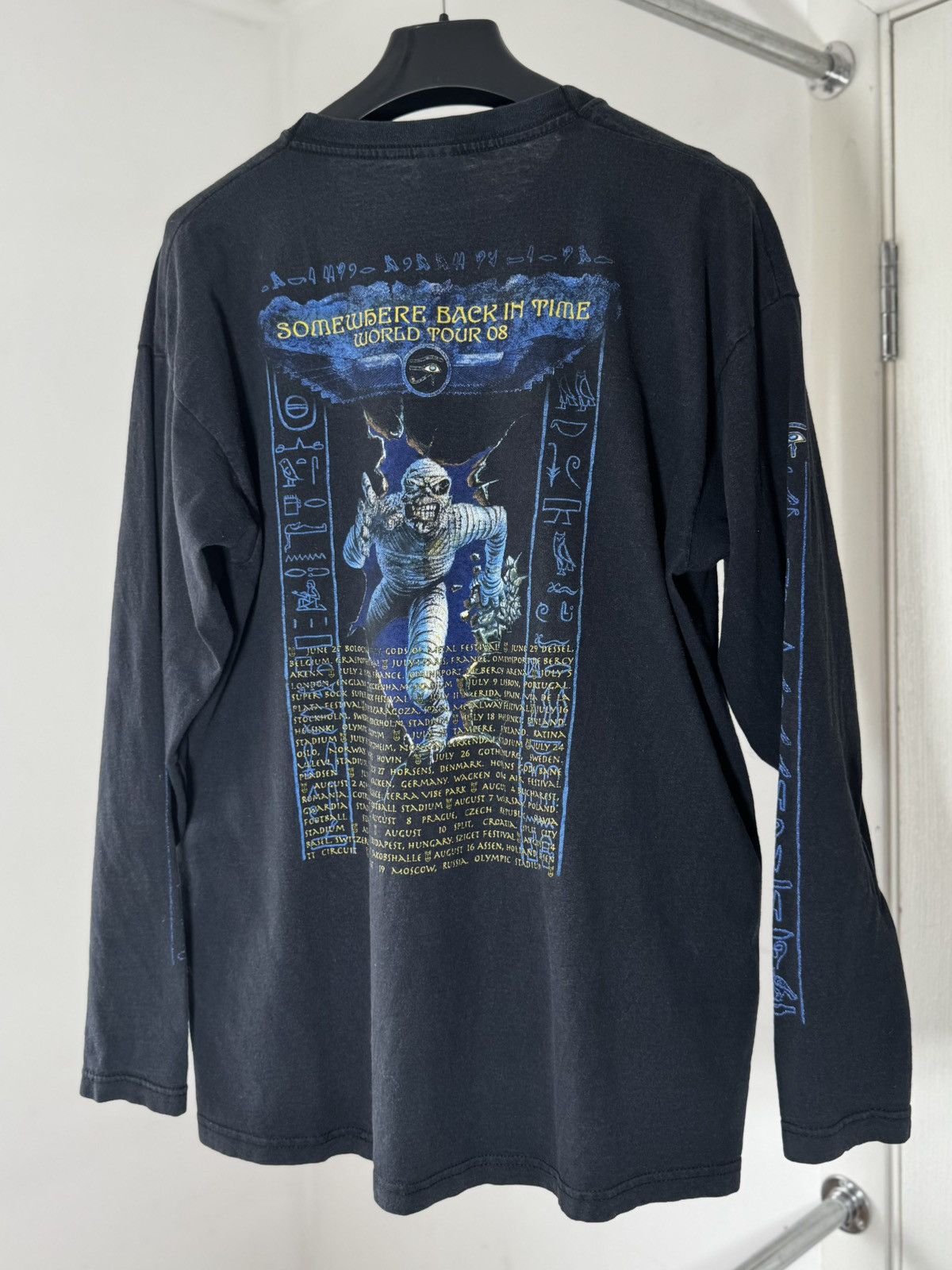 Iron Maiden Vintage 2008 IRON MAIDEN Printed band T Shirt Size US L / EU 52-54 / 3 - 5 Thumbnail