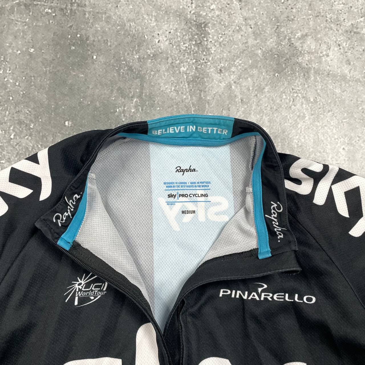 Rapha Rapha Sky Pro Cycling Women’s Team SS Jersey Black/ Blue Size M / US 6-8 / IT 42-44 - 10 Thumbnail